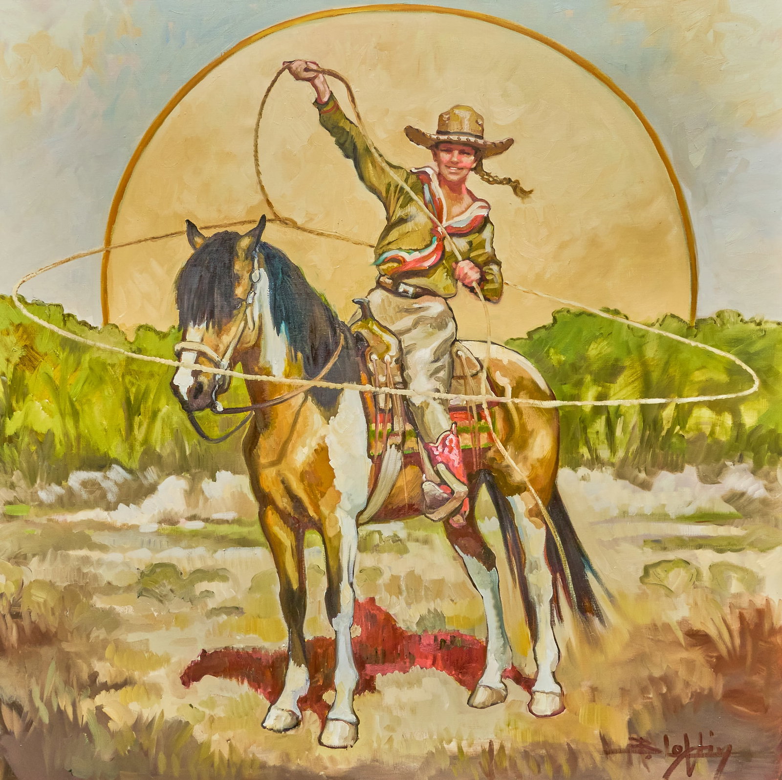 Beth Loftin, Cowgirl Trick Roper (1 of 4)
