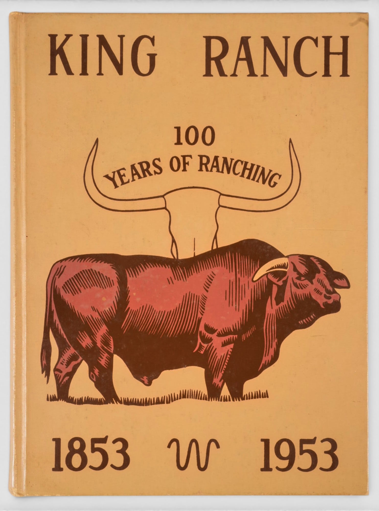 "King Ranch: 100 Years of Ranching", 1st Ed.: First edition copy of 1953 "King Ranch: 100 Years of Ranching", published by Caller-Times (Corpus Christi, TX), 143 pages, hardcover, octavo Provenance: Property from a home in Ingram, Texas