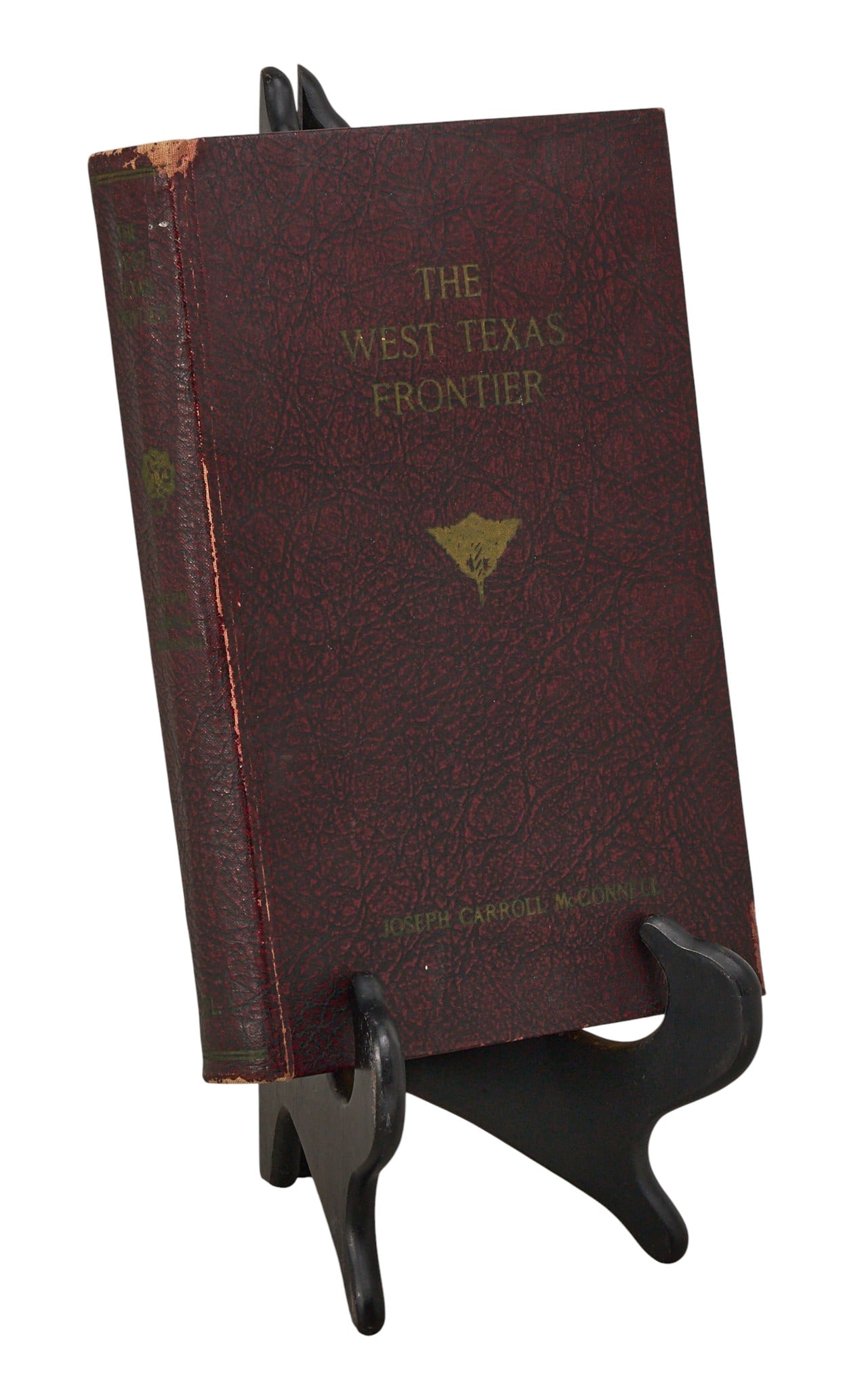 Vol. 1 The West Texas Frontier Book 1933, Joseph Carroll McConnel: Signed first edition copy of 1933 The West Texas Frontier Book by Joseph Carrol McConnel, published by Gazette Print (Jacksboro, TX), 334 pages, featuring hand-written inscription on first page,