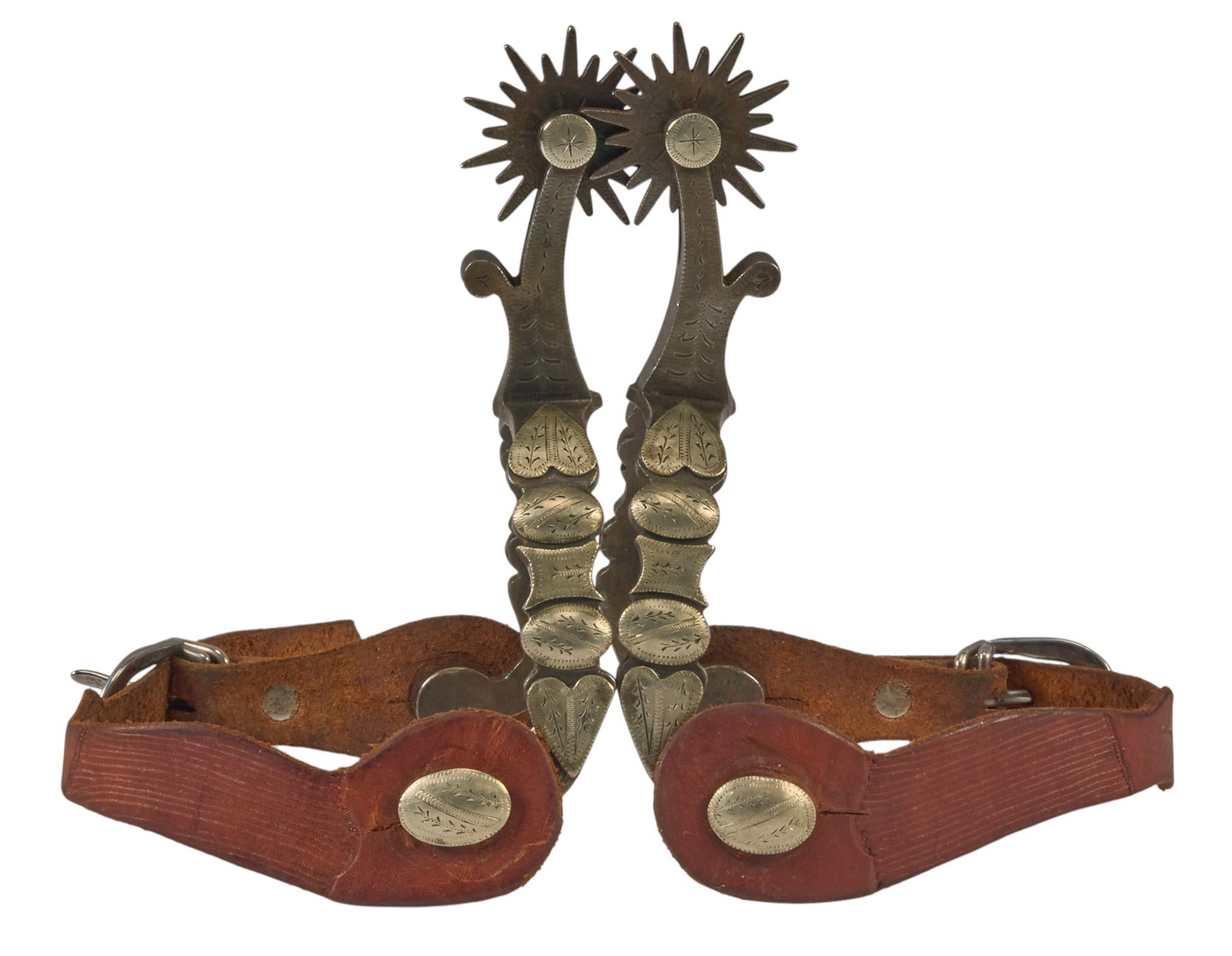 Pair of Don Pierce McChesney Pattern Spurs (1 of 7)
