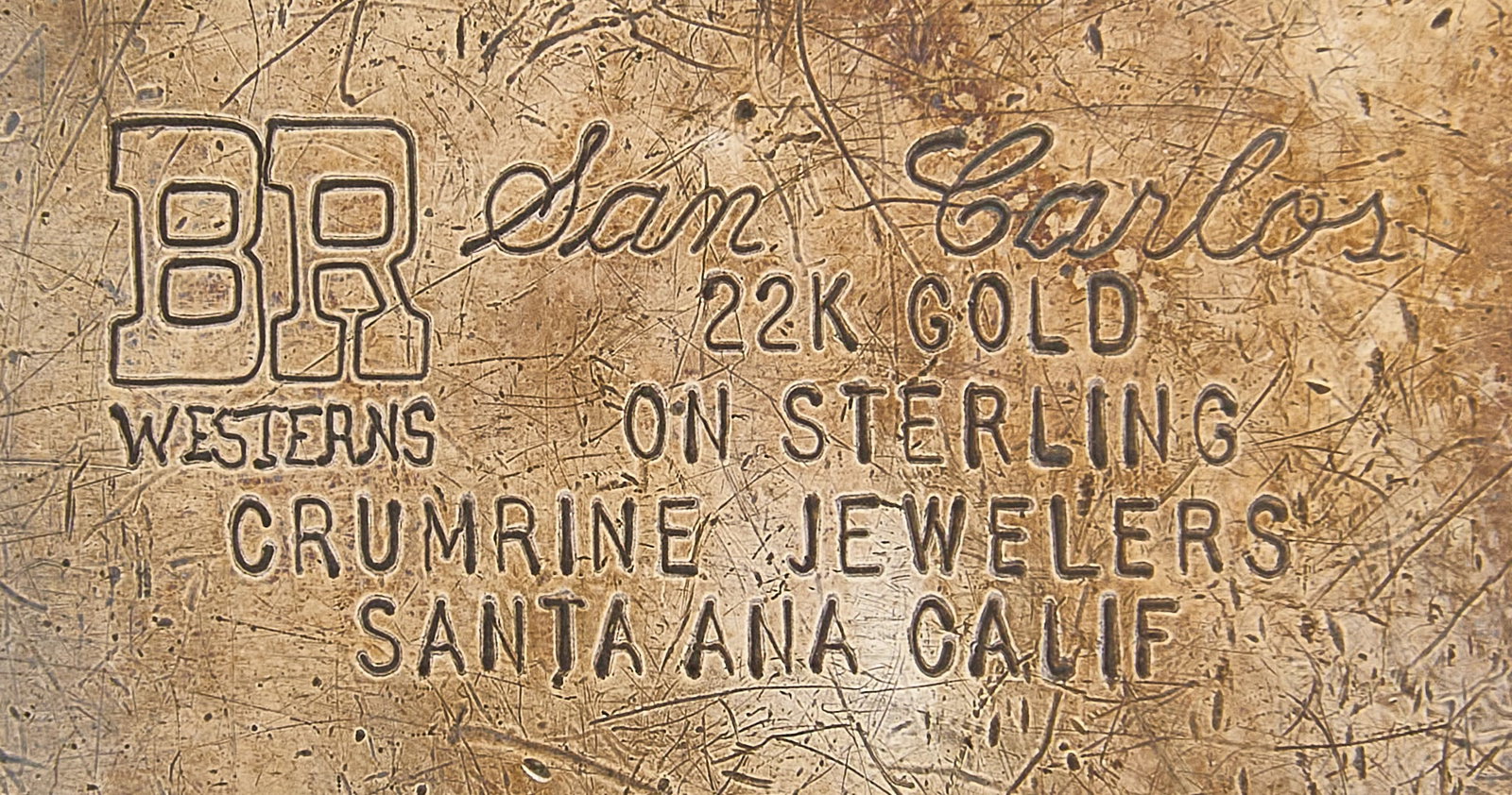 (4) Western Sterling Silver Buckles - 6