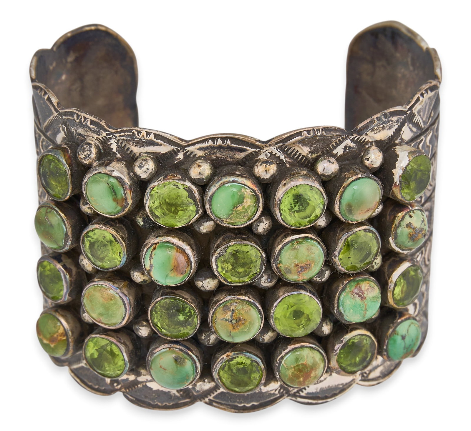 Maynard Garcia, Sterling & Turquoise Cuff (1 of 6)