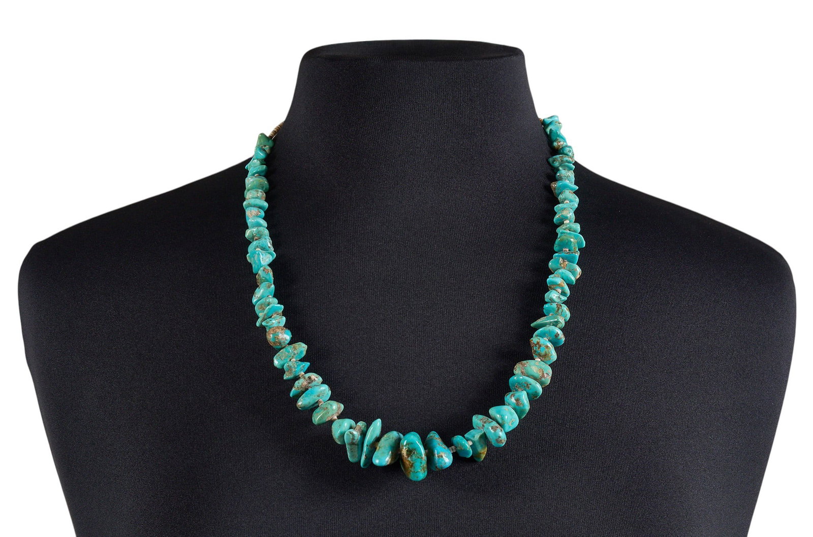 Beaded Turquoise & Heishi Necklace (1 of 3)