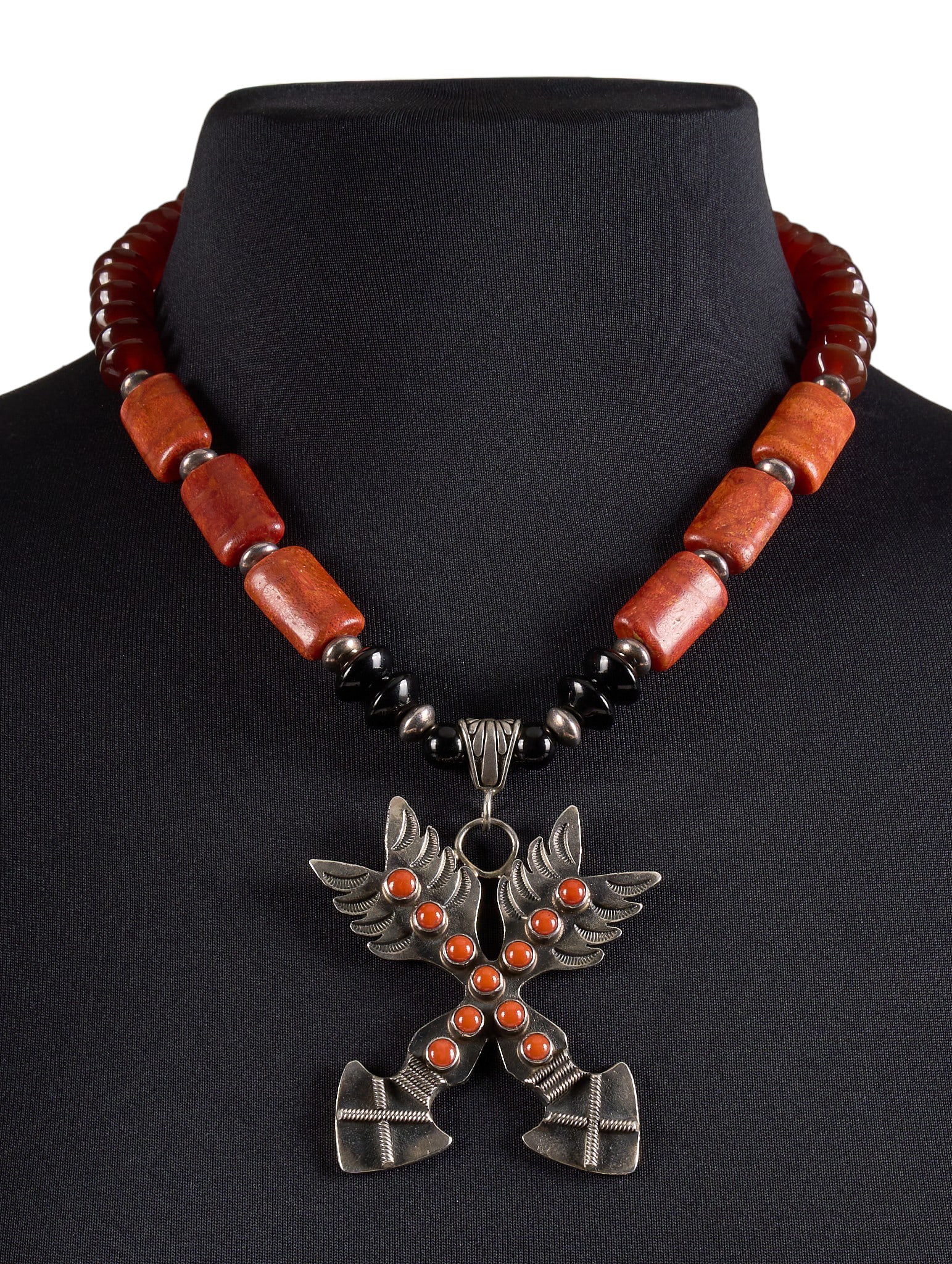 Sterling & Multi-Stone Beaded Necklace (1 of 4)