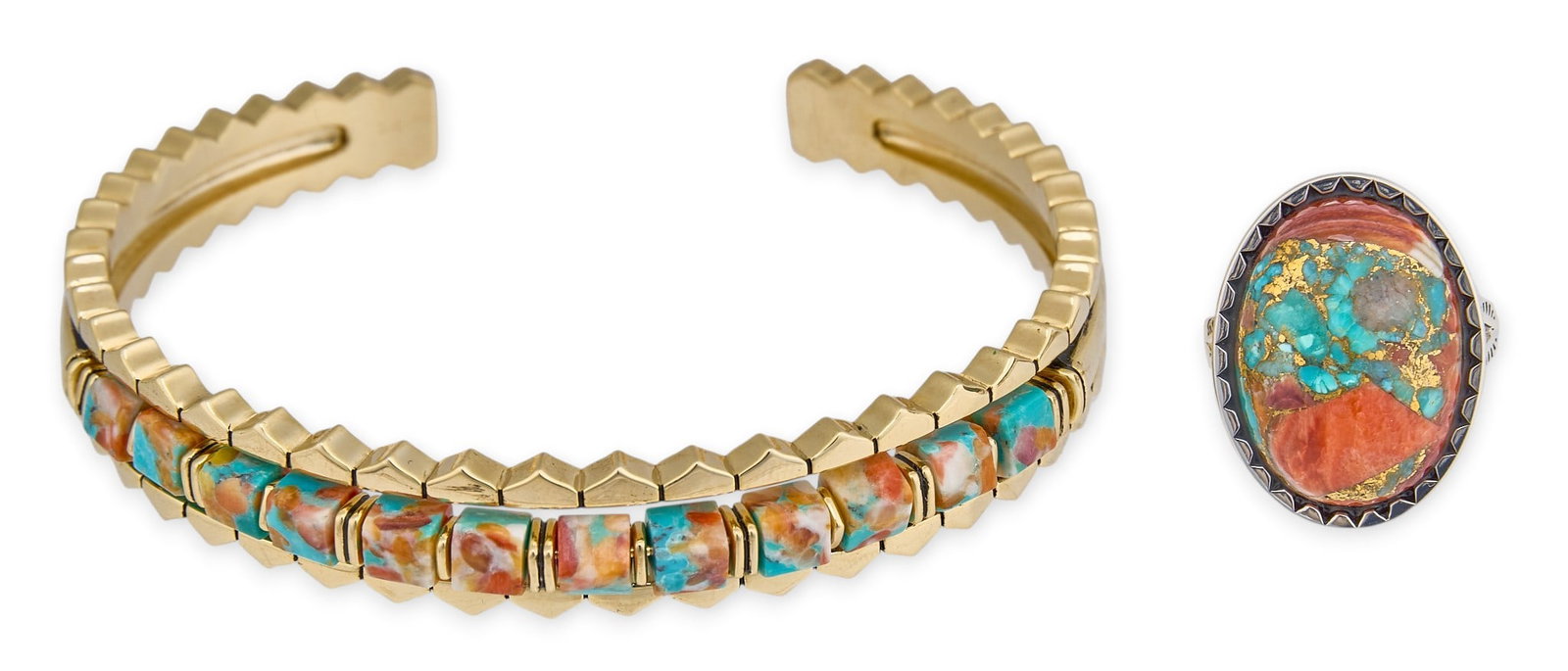 Spiny Oyster & Turquoise Set (1 of 5)