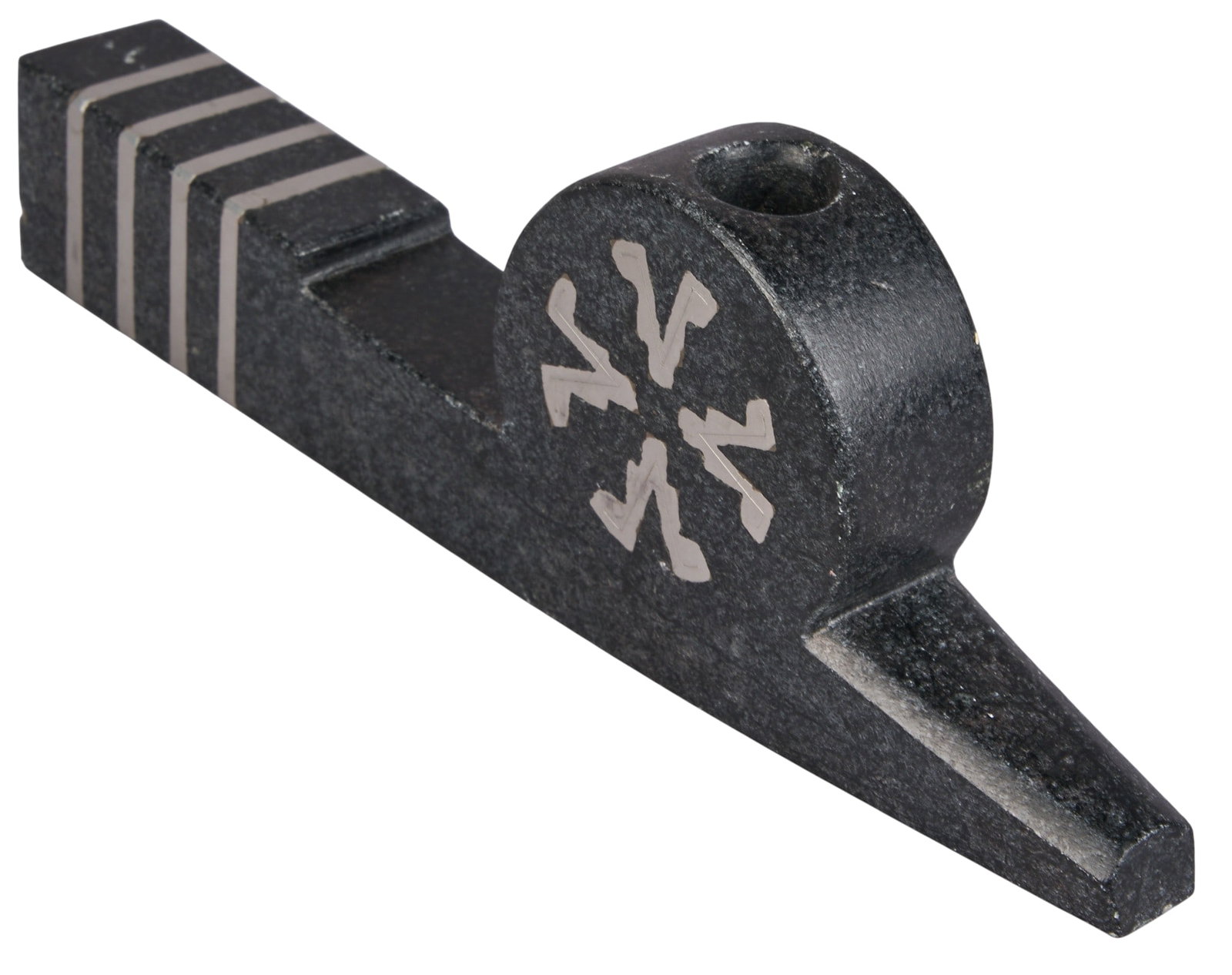 Platform Style Carved Soapstone Pipe (1 of 5)