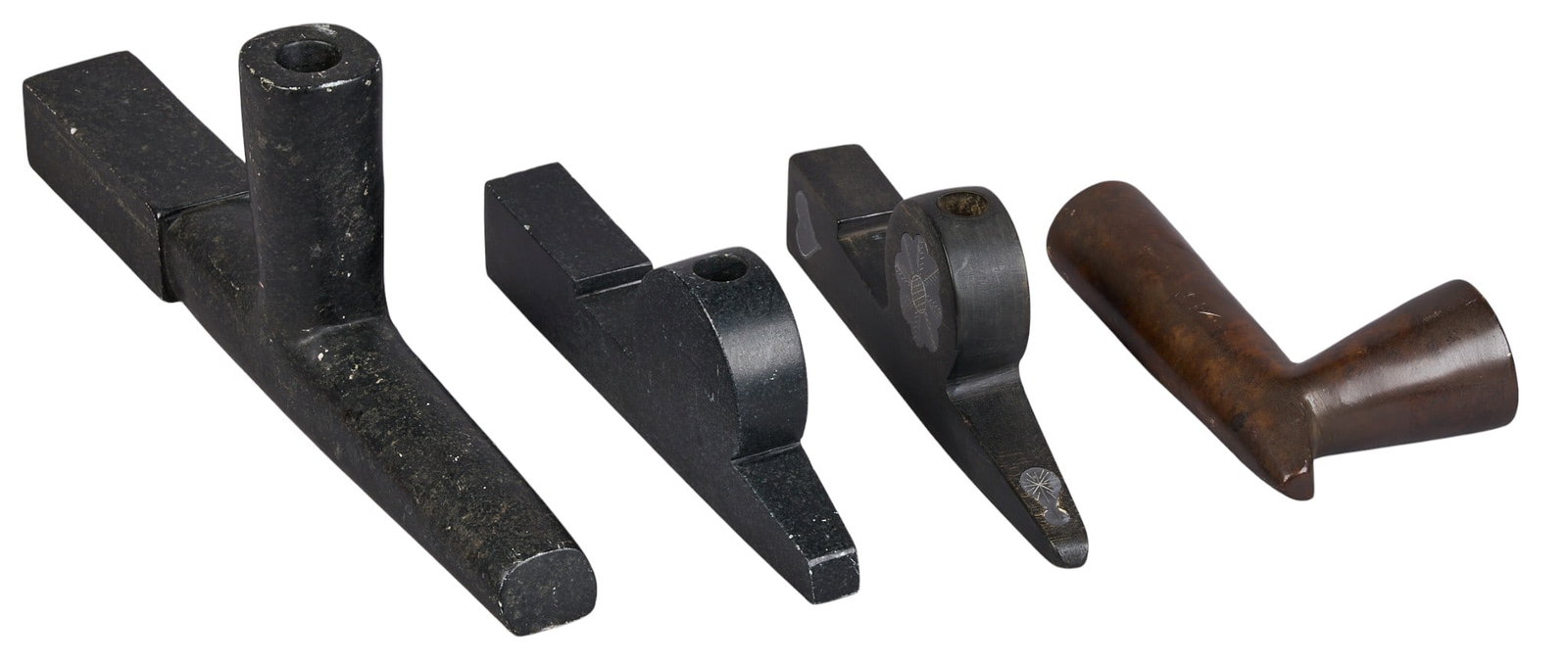 Collection of (4) Native American Pipes (1 of 6)
