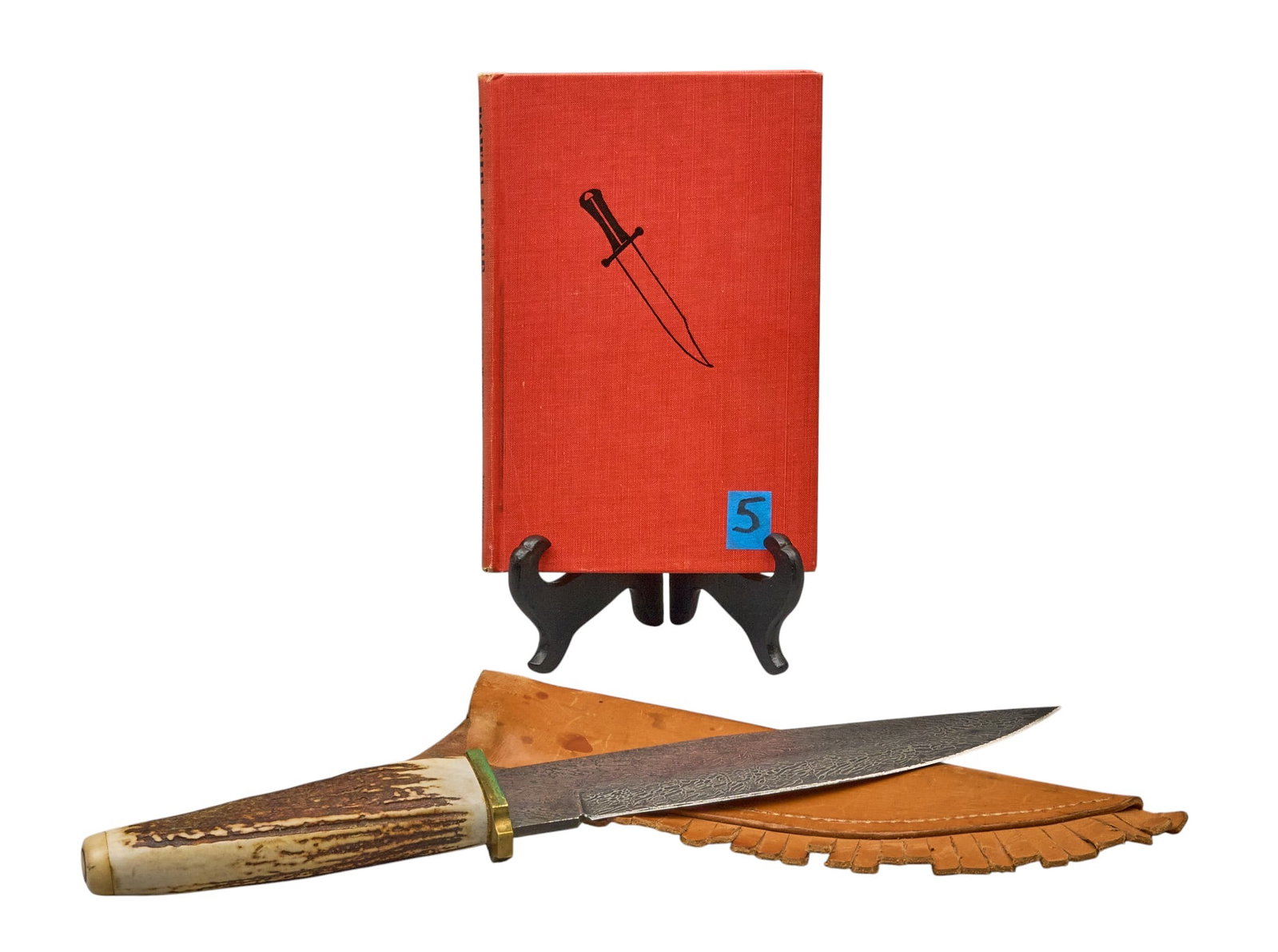 Horn Handled Bowie Knife with Book (1 of 7)