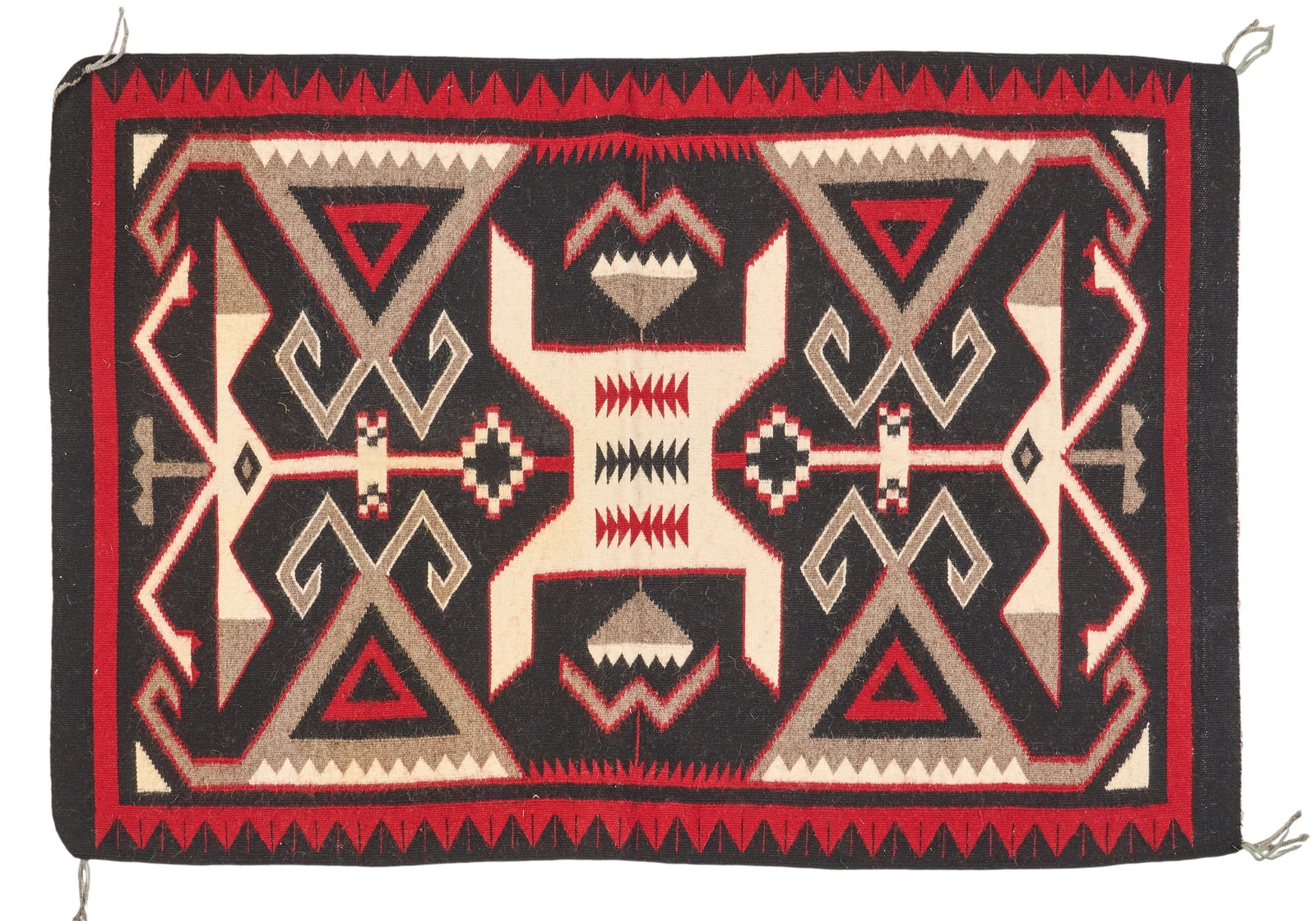 Handwoven Navajo Rug, 4 ft. x 2 ft. 9 in. (1 of 4)