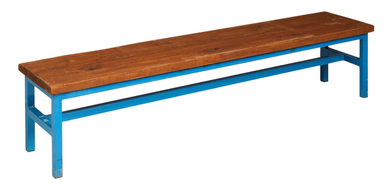Wood and Metal Bench - 4