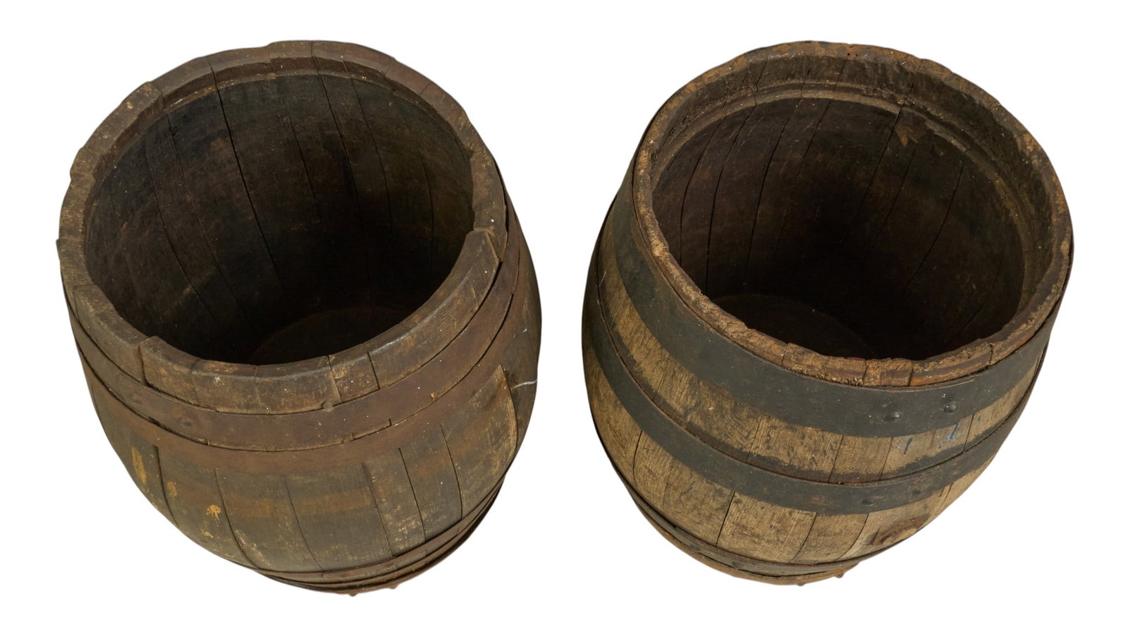(2) Rustic Barrels - 3