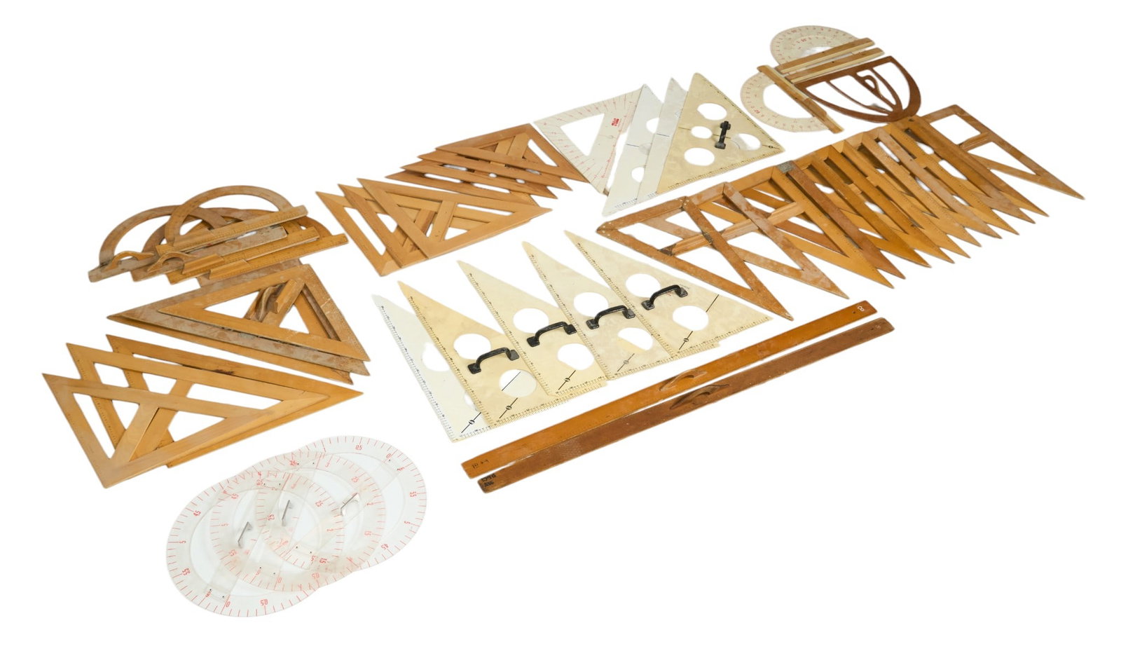 Collection of Drafting Tools and Geometric Instruments (1 of 3)