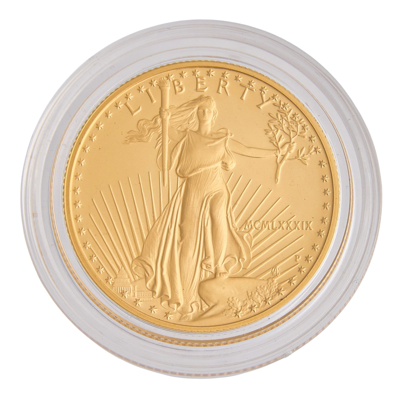 1989 $25 Gold Eagle Proof Coin (1 of 2)