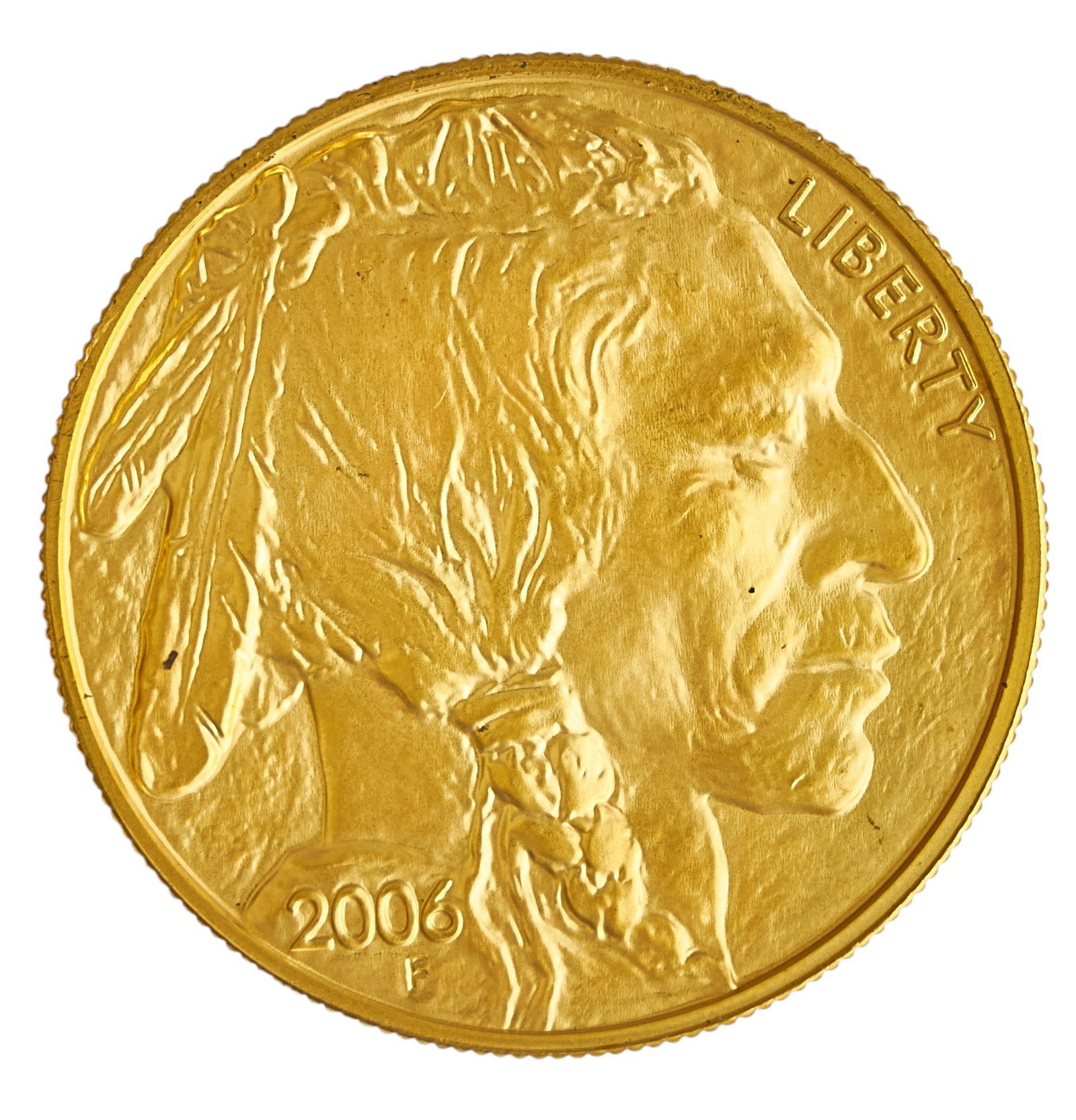2006 $50 American Buffalo Gold Coin: 2006 $50 American Buffalo coin, one ounce .999 fine gold Provenance: Property from the Estate of Joy Speck Wilson (1942-2026) from her Menard, Texas ranch home
