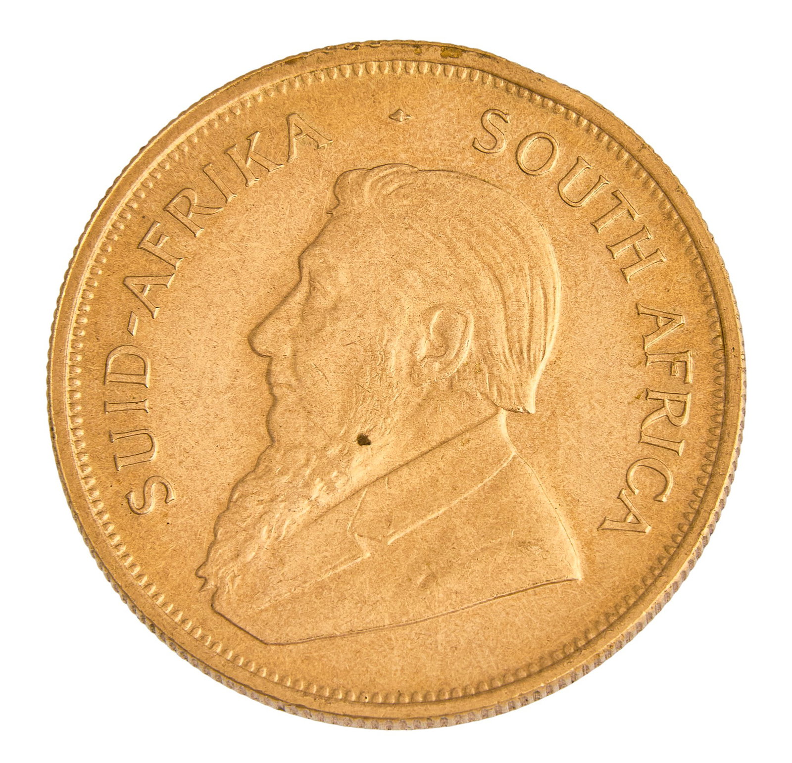 1978 Uncirculated South African Krugerrand Gold Coin: 1978 uncirculated South African Krugerrand gold coin, one ounce fine gold Provenance: Property from the collection of an industrial chemicals entrepreneur, from his Alamo Heights, Texas
