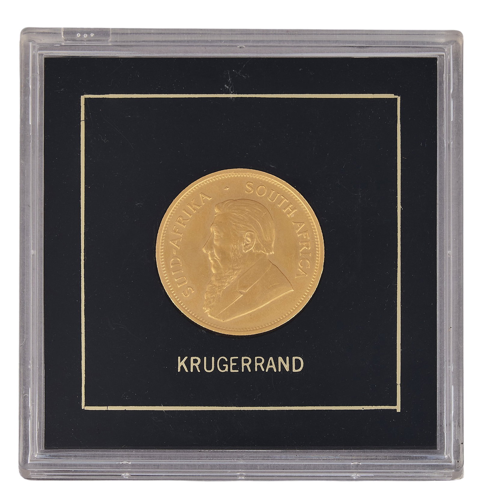 1981 South African Krugerrand Gold Coin: 1981 South African Kruggerand gold coin, one ounce fine gold Provenance: Property from a home in San Antonio, Texas