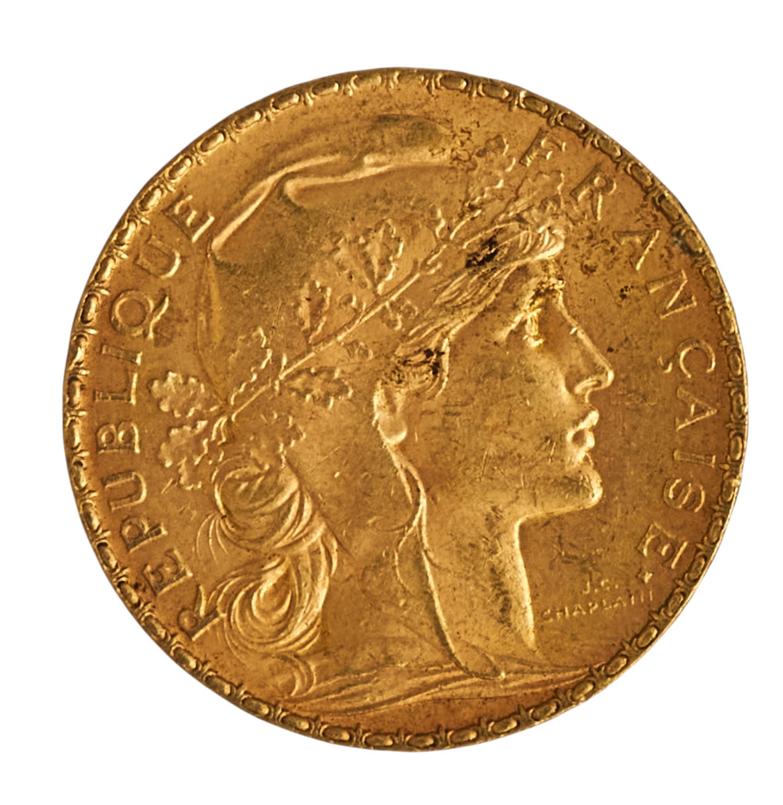 1913 20 Franc Gold Coin (1 of 2)