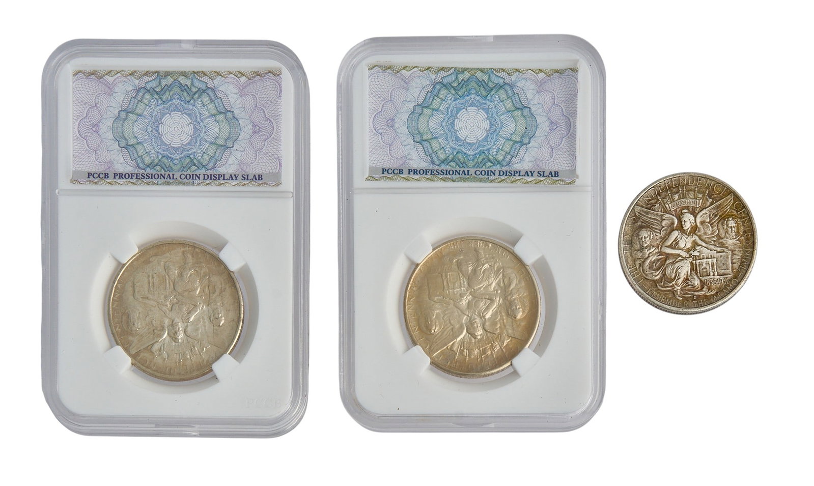 (3) Texas Independence Centennial Half Dollars (1 of 2)