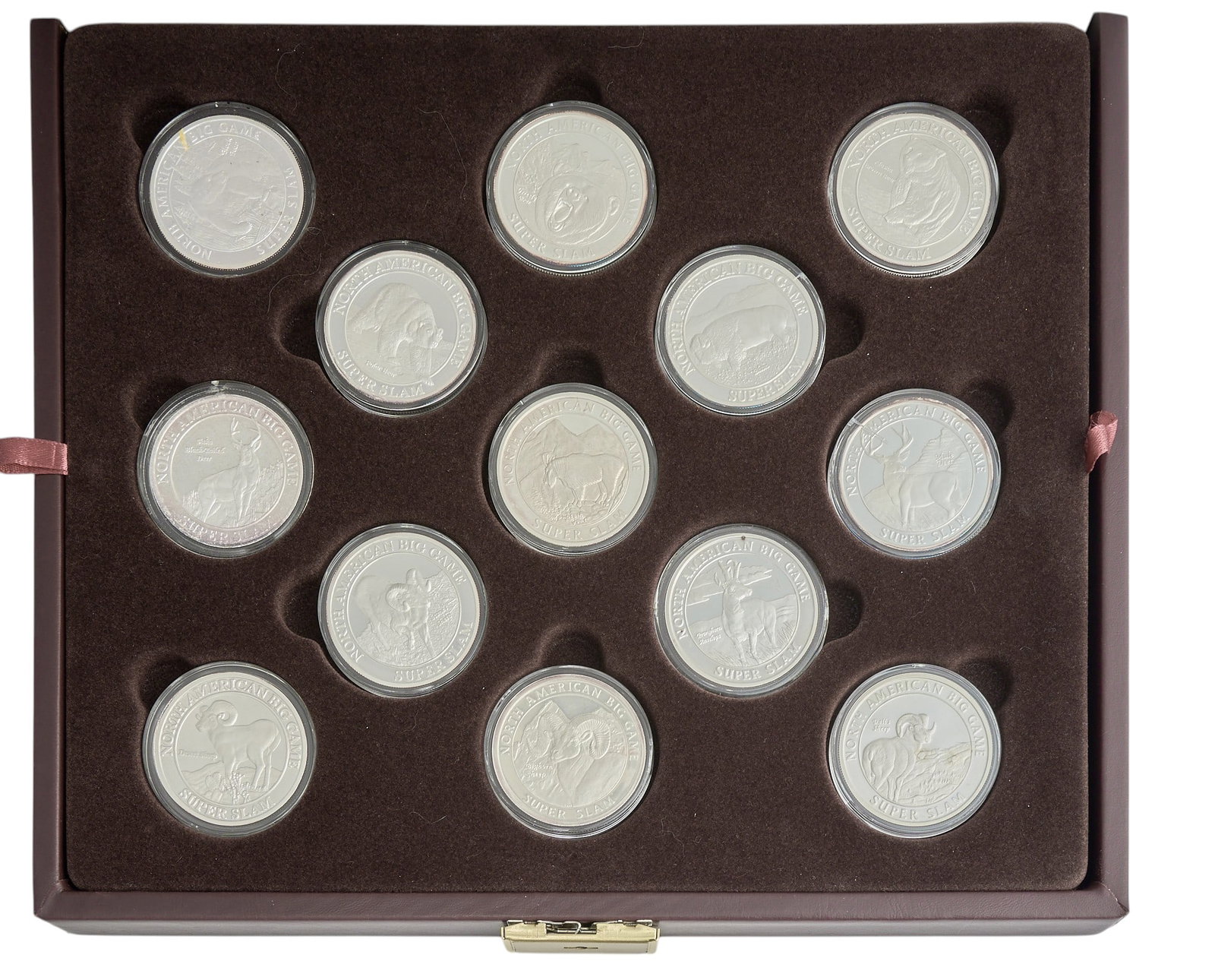 North American Big Game Super Slam Silver Proof Coin Collection (1 of 1)