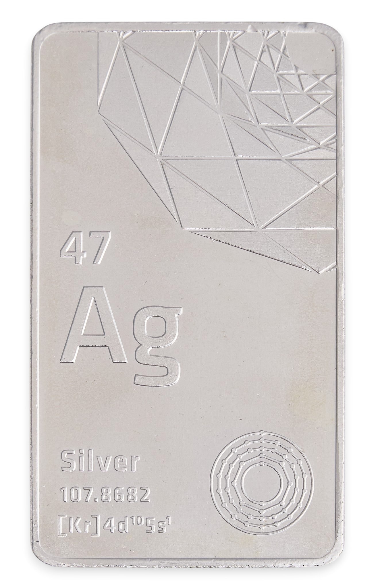 (1) 10 ozt. Fine Silver .999 Bar: One 10 ozt. fine silver .999 bar, produced by Elemetal Provenance: Property from the collection of an industrial chemicals entrepreneur, from his Alamo Heights, Texas home 