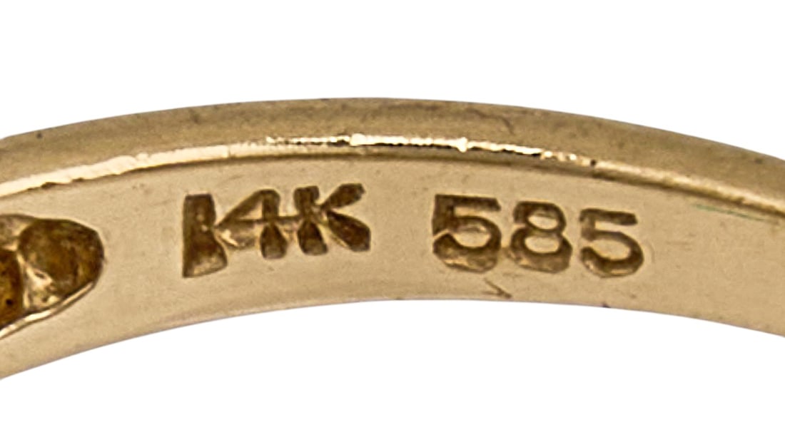 14K Diamond Ring - 5