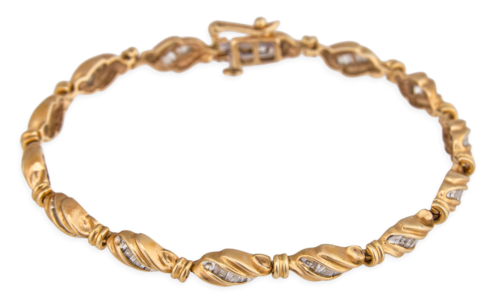 10K Diamond Tennis Bracelet (1 of 5)