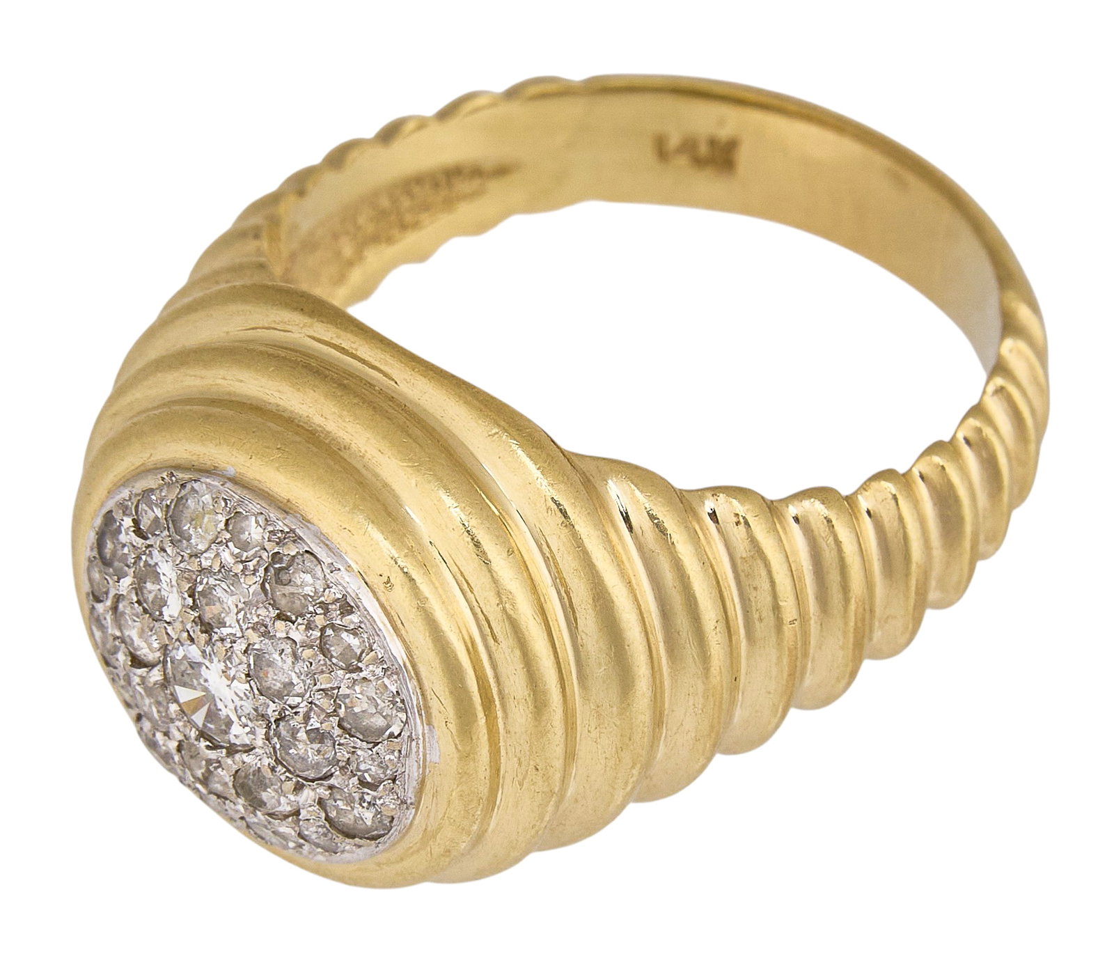 14K Diamond Ring - 2
