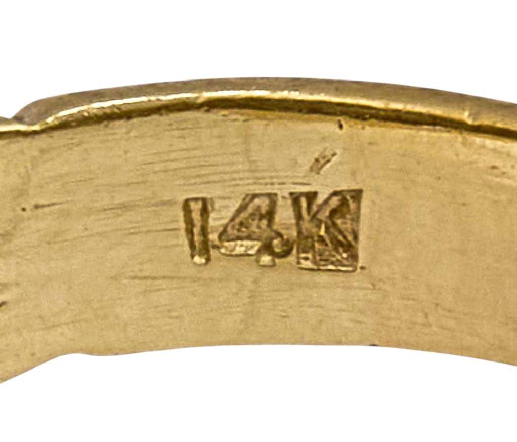 14K Diamond Ring - 4