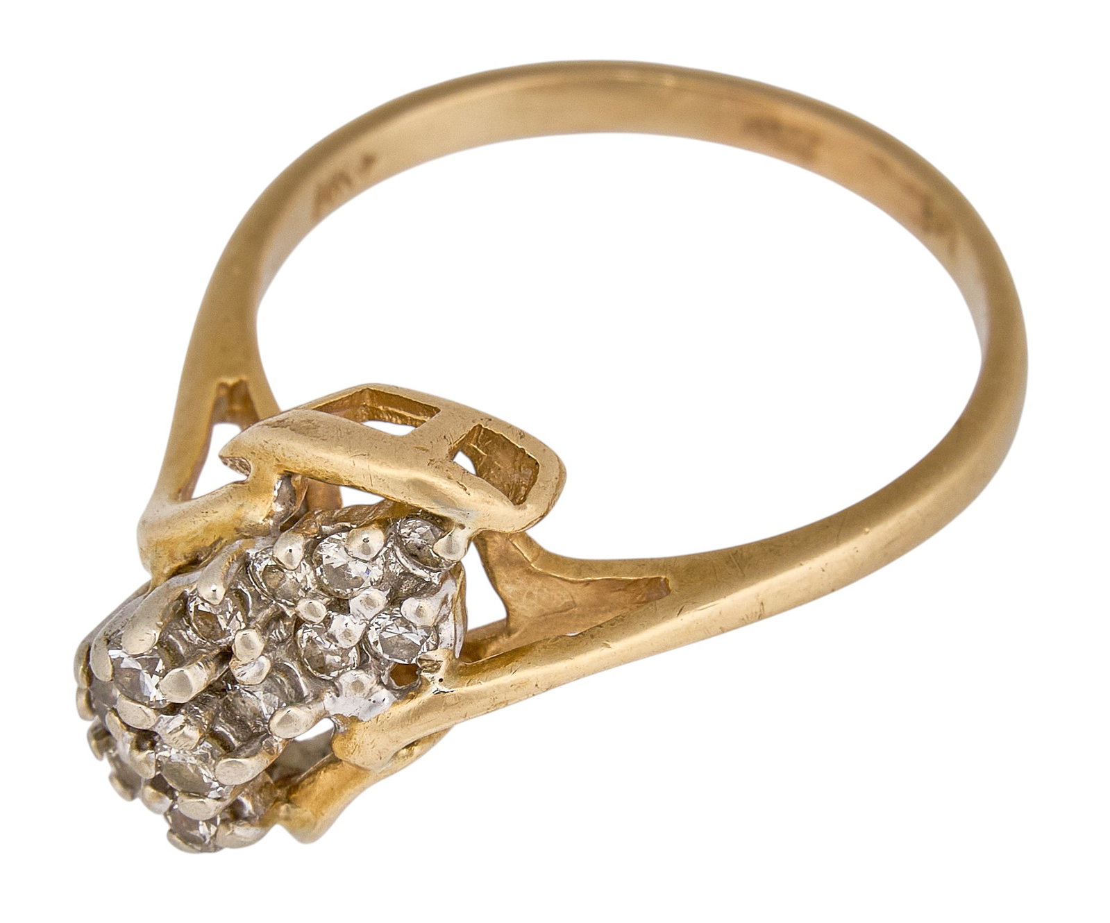14K Diamond Ring - 3
