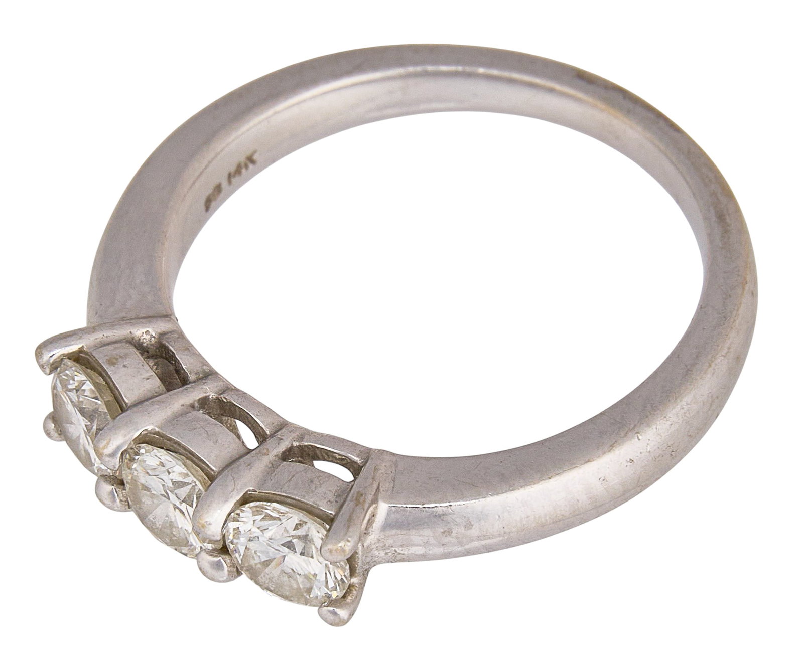 14K Past Present Future Ring - 2