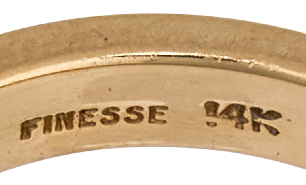14K/Platinum Diamond Ring - 5