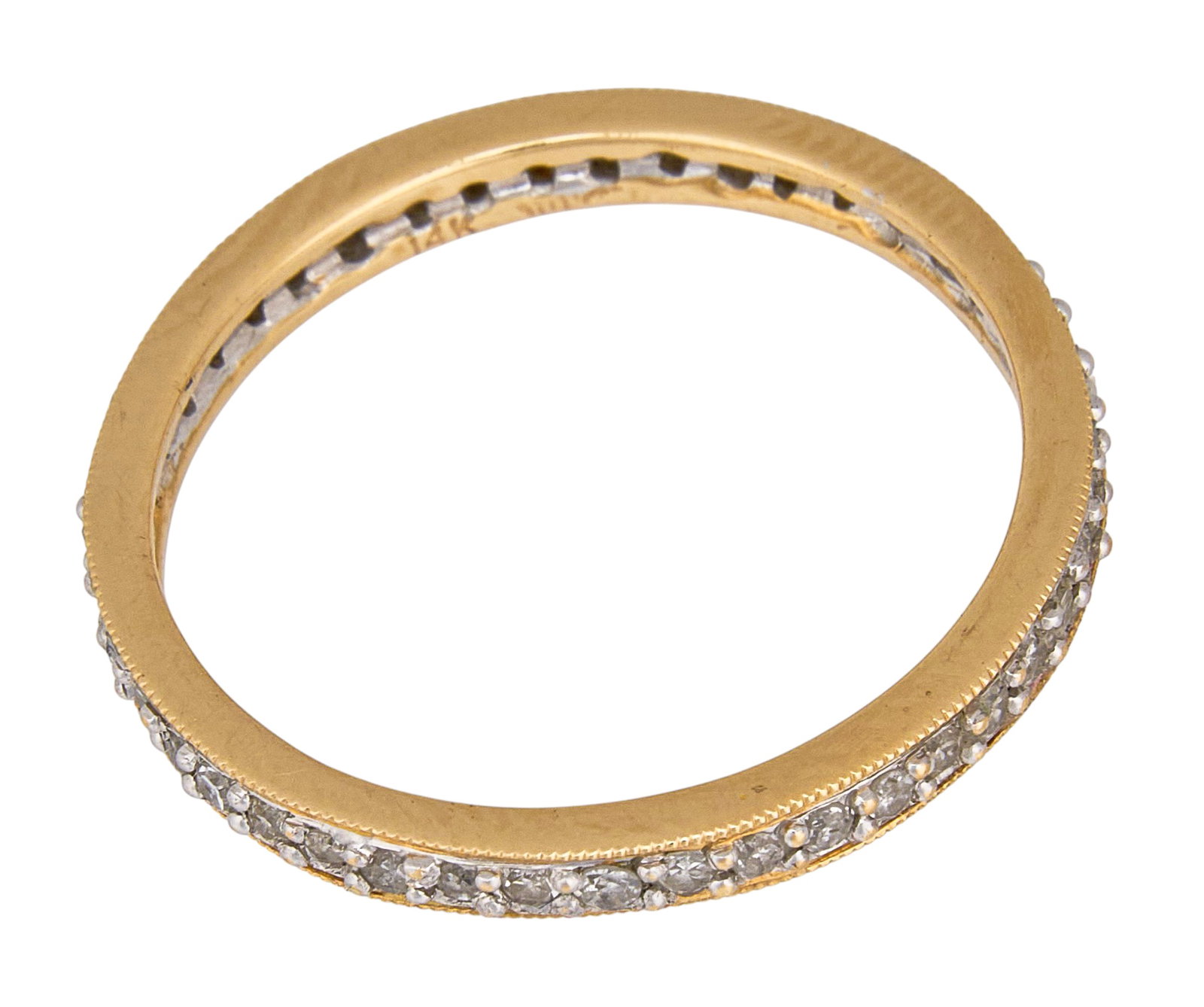 14K Diamond Ring Guard - 2