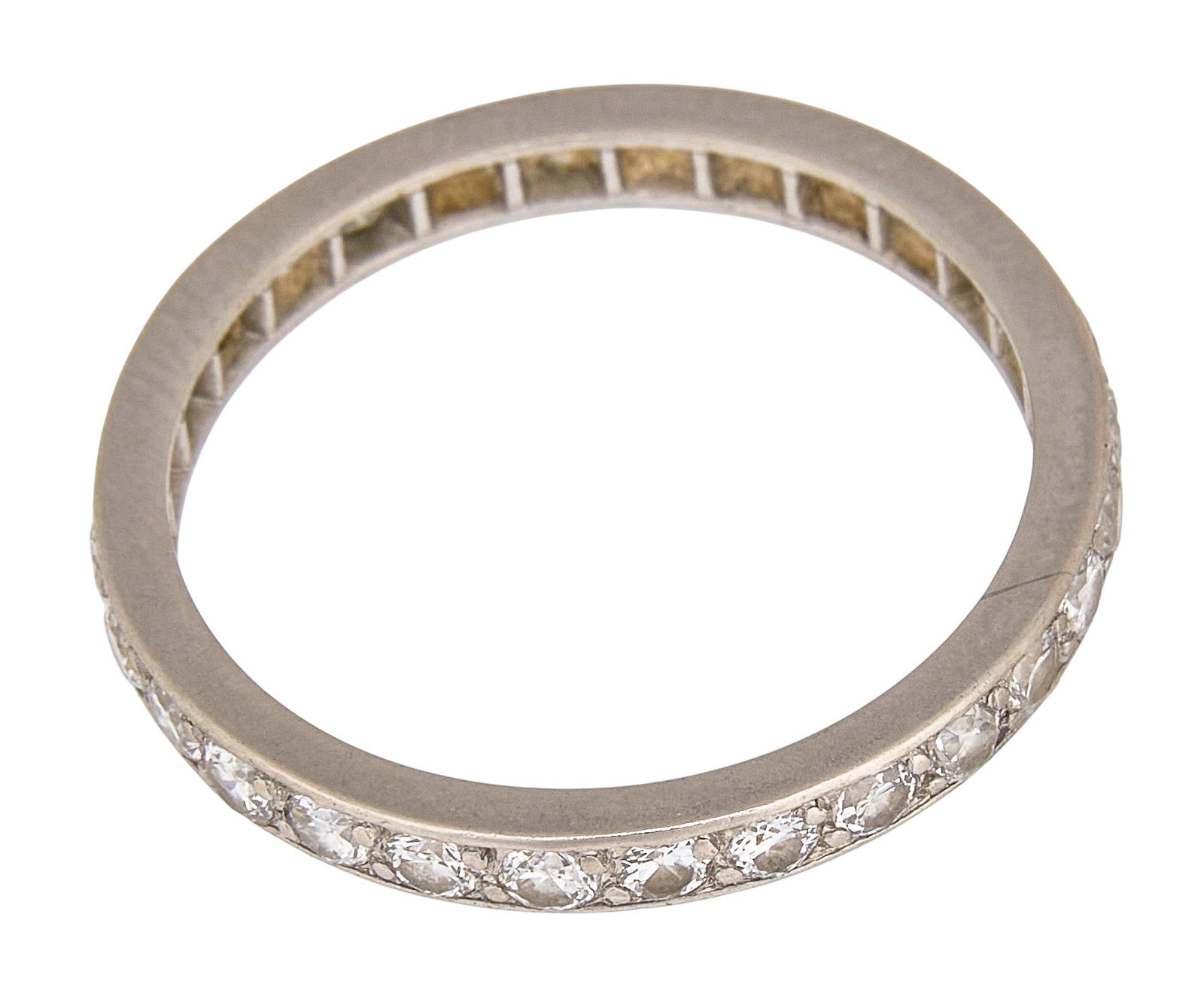 18K Eternity Diamond Ring - 2