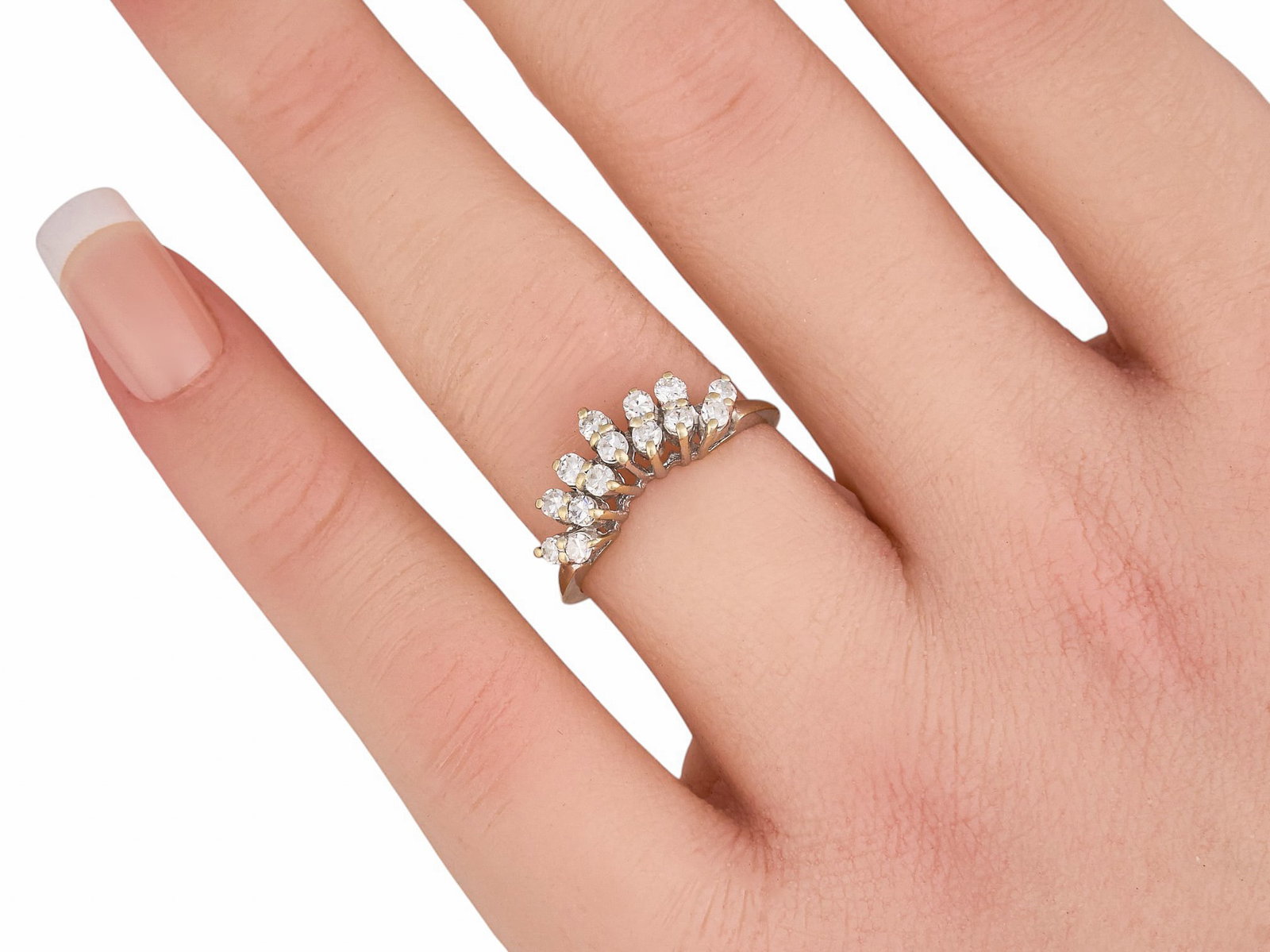 18K Diamond Ring Guard - 2