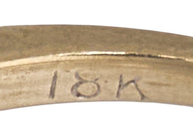 18K Diamond Ring Guard - 5