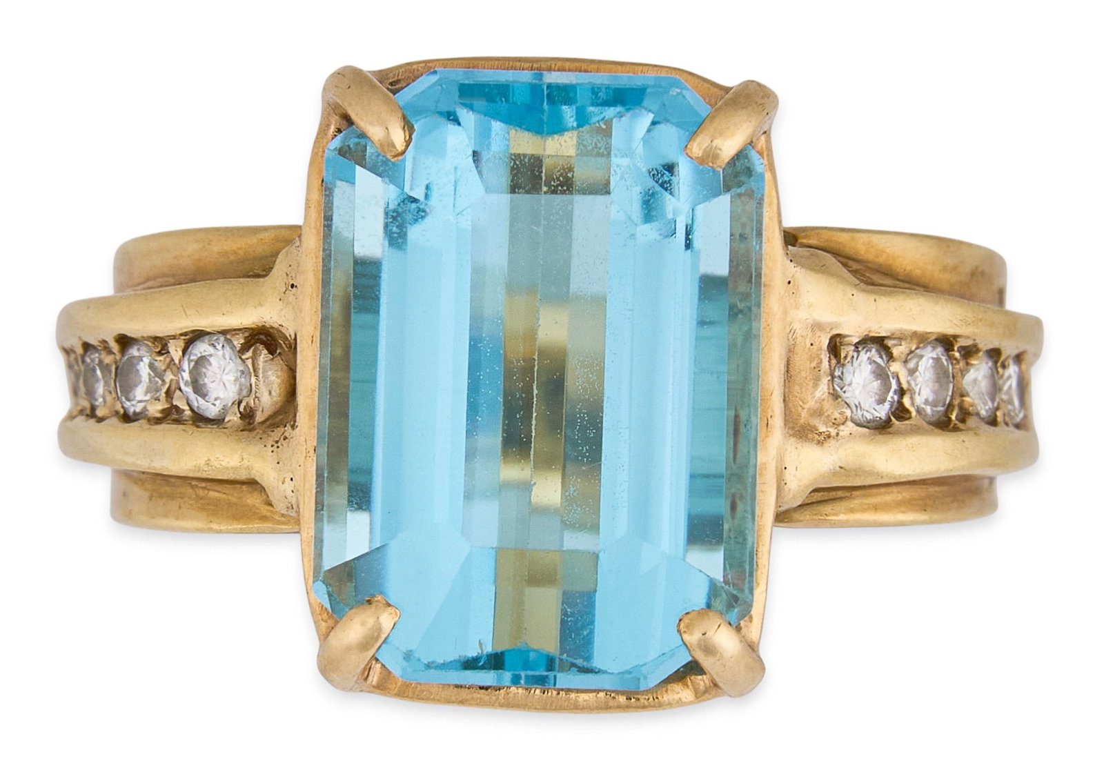14K Topaz & Diamond Ring (1 of 5)