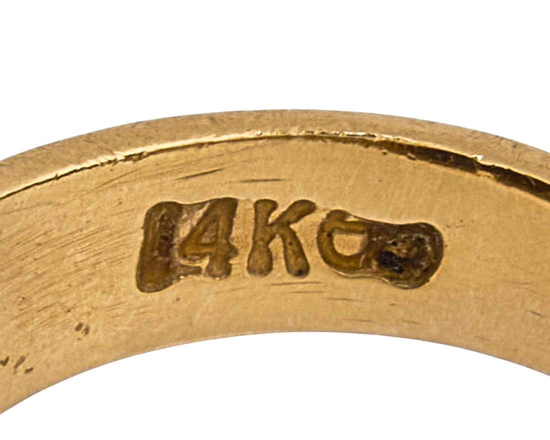 14K Lapis Ring - 4