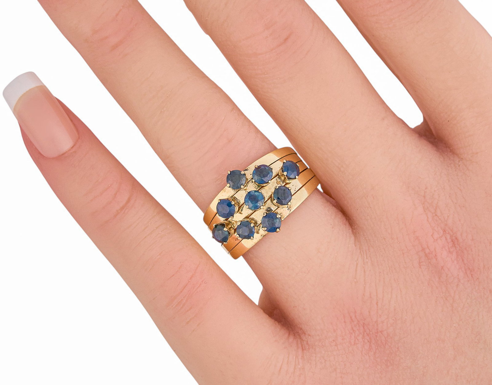 14K Sapphire Ring - 2