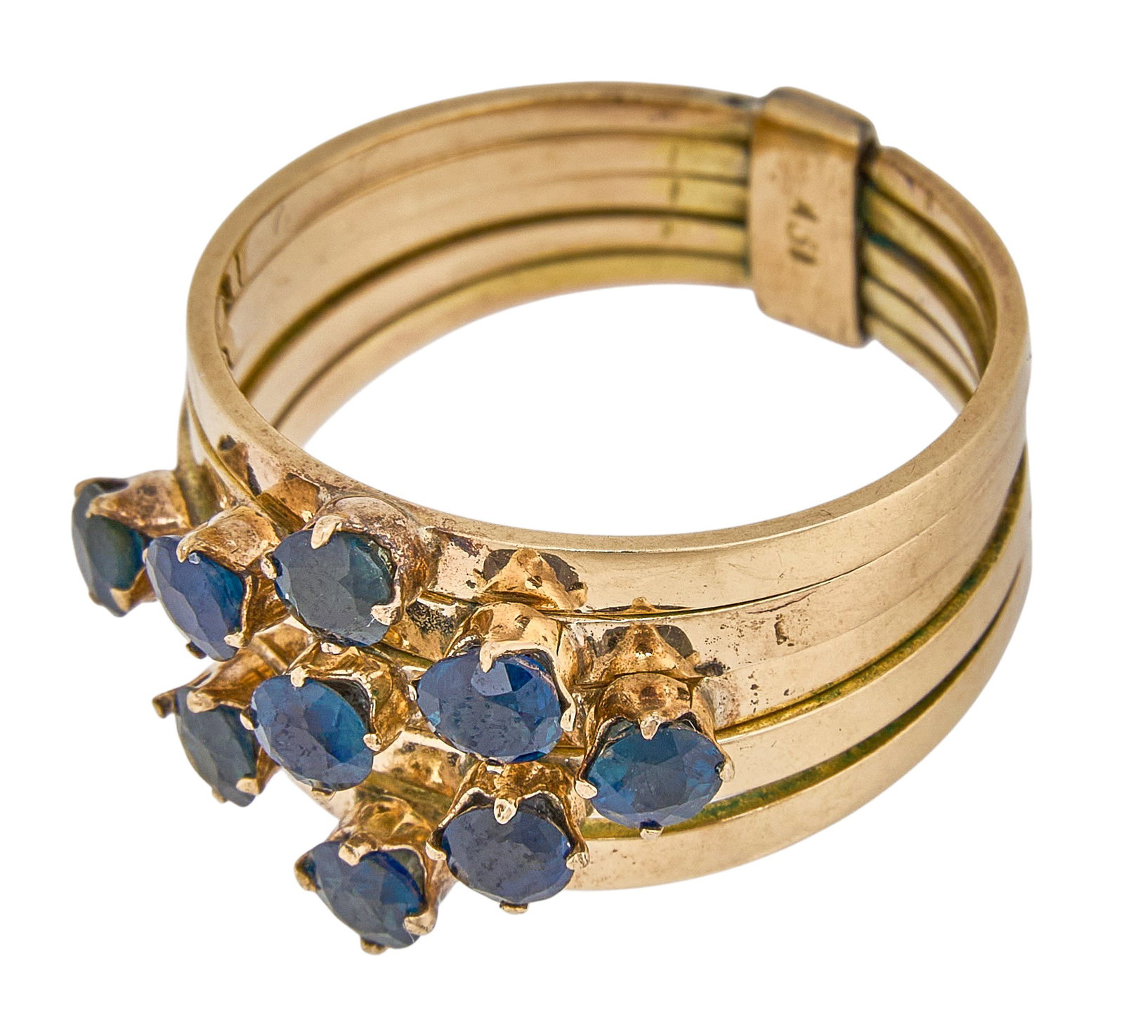 14K Sapphire Ring - 3