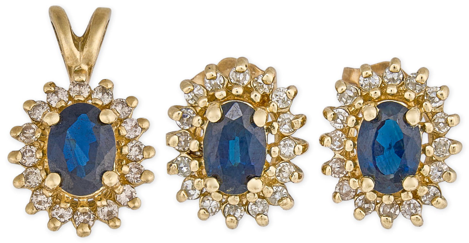 14K Sapphire Diamond Suite (1 of 4)