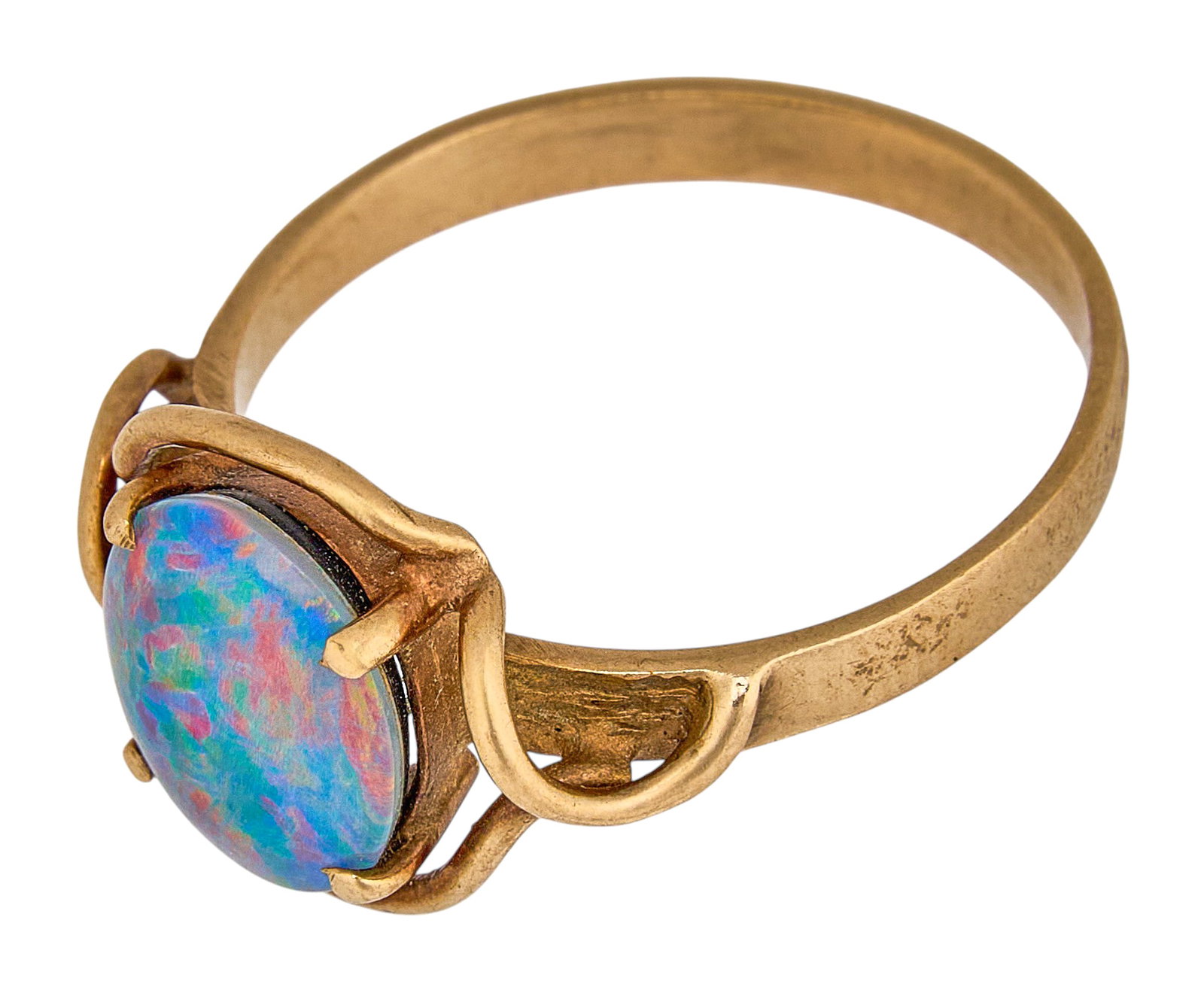 Antique 9K Opal Ring - 2