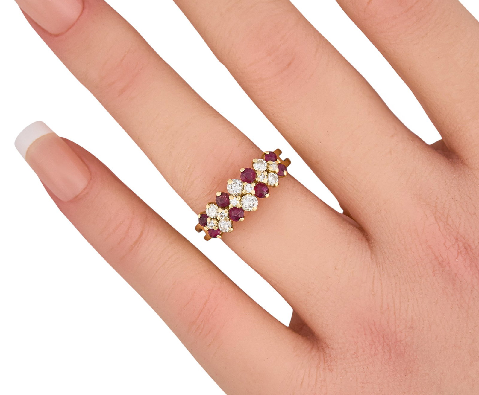 14K Ruby & Diamond Ring - 2