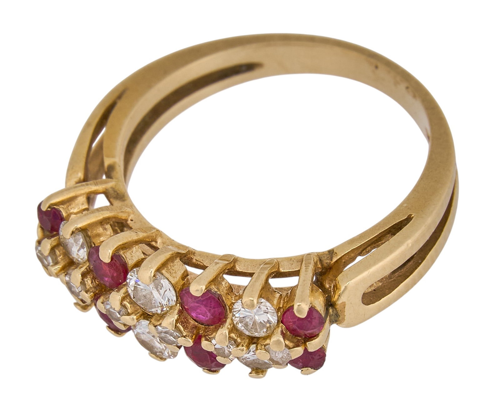 14K Ruby & Diamond Ring - 3