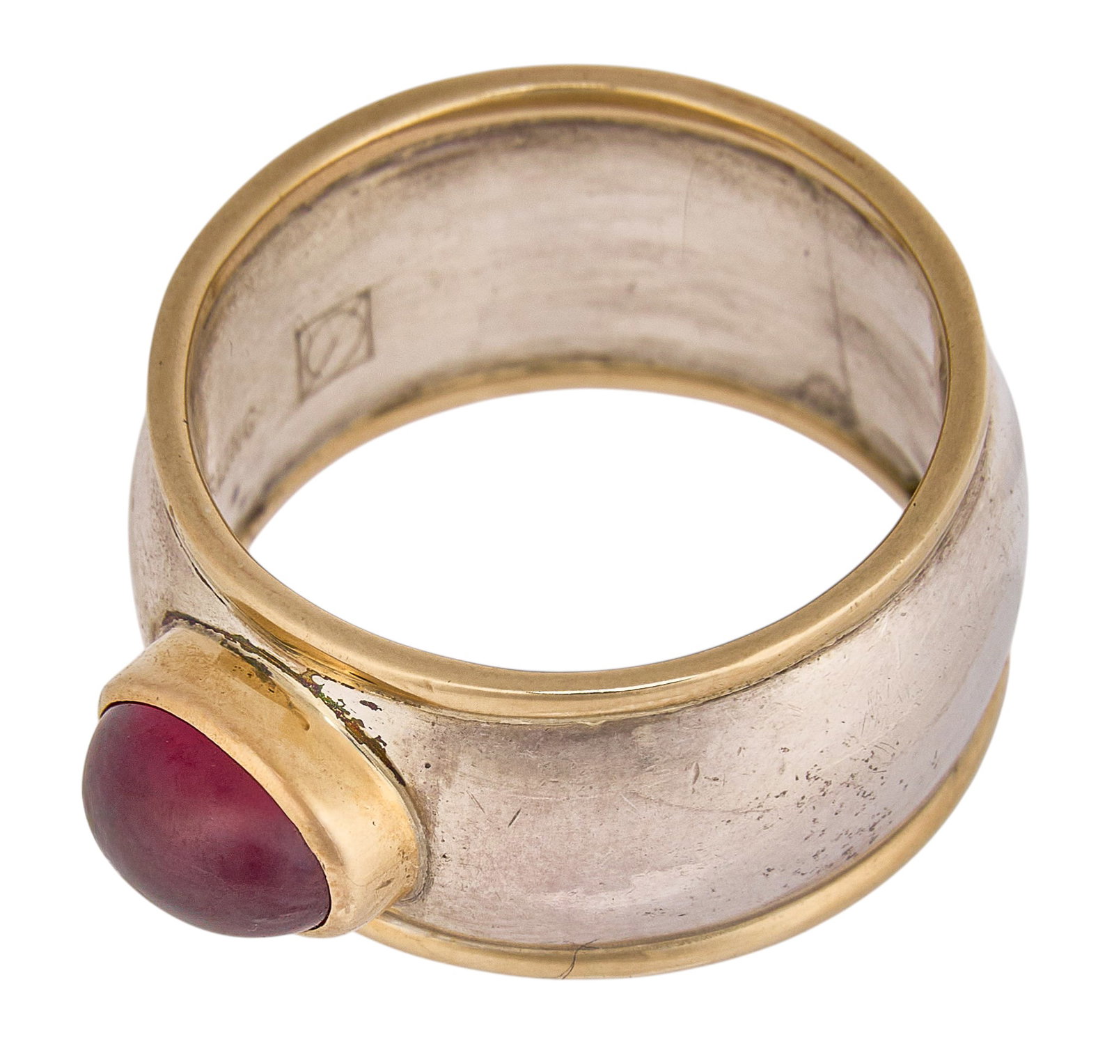 Sterling/14K Garnet Ring - 3