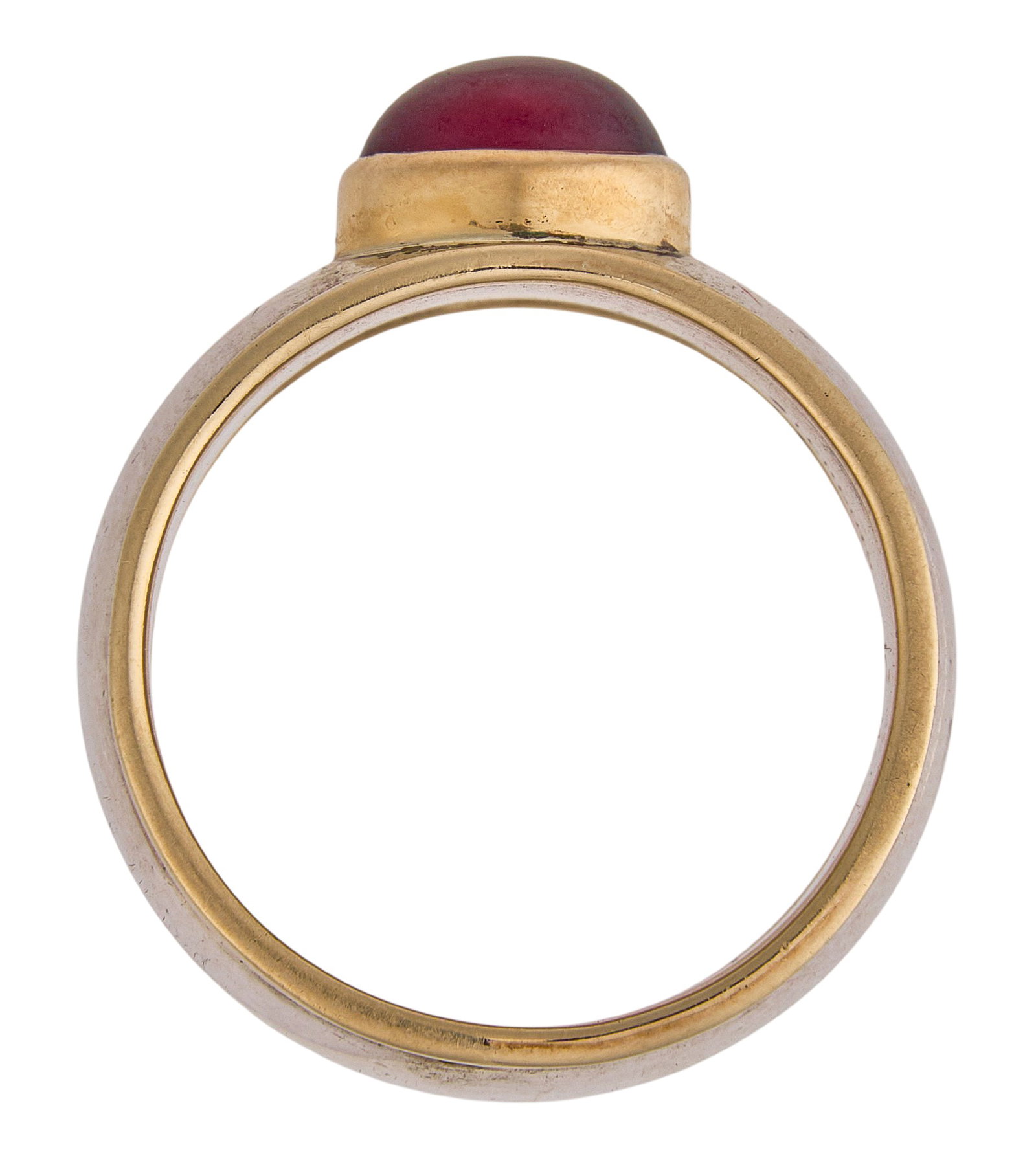 Sterling/14K Garnet Ring - 4