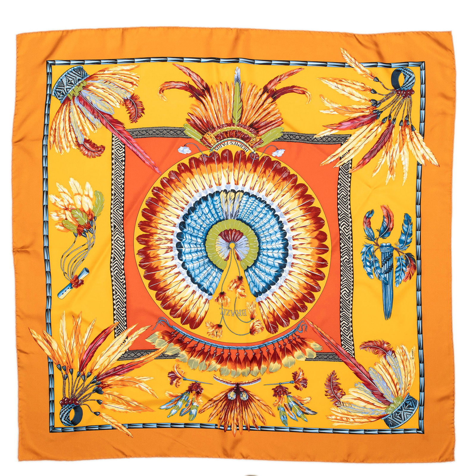 Hermès Brazil Silk Scarf (1 of 5)