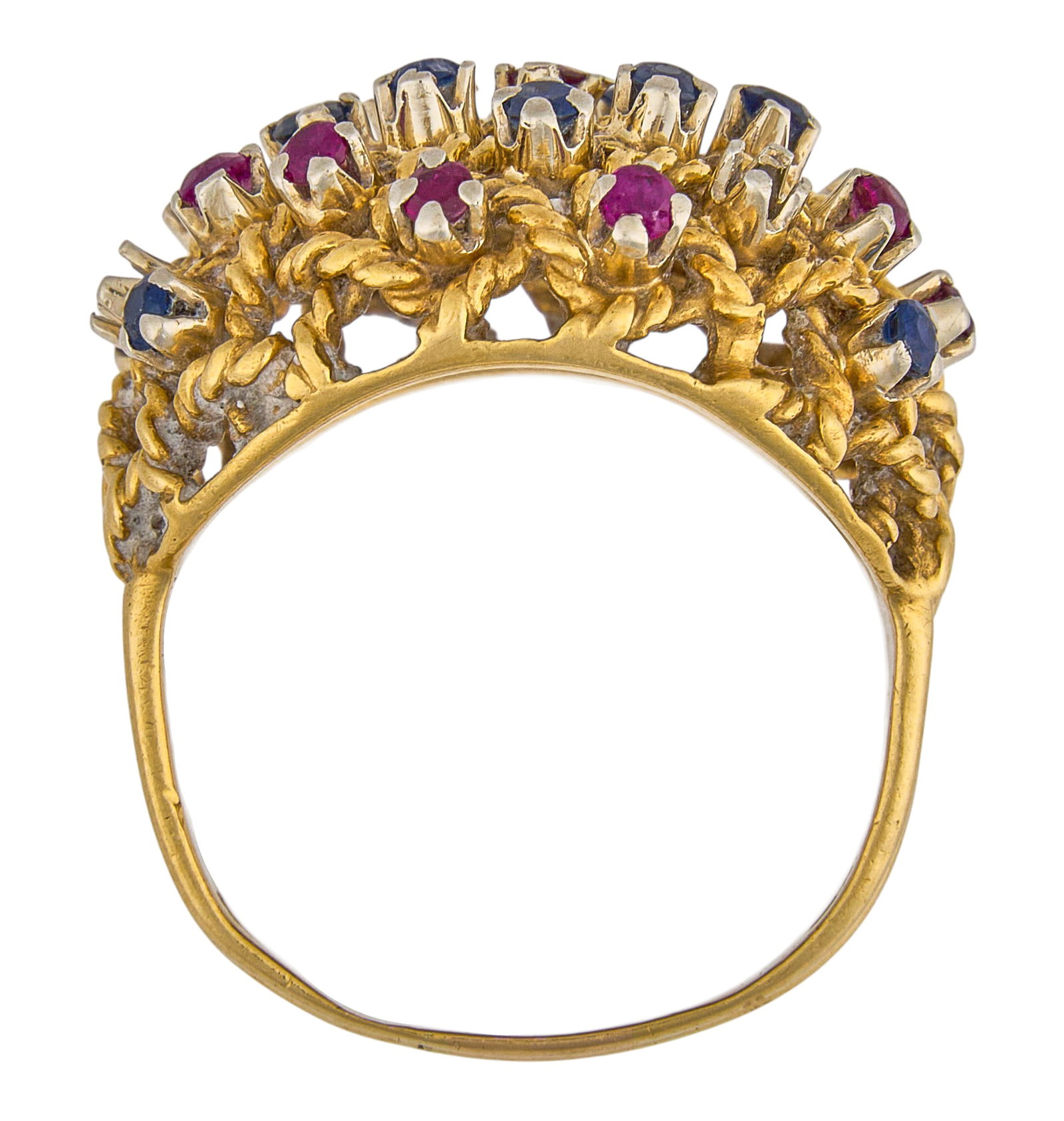 14K Gemstone Dome Ring - 3