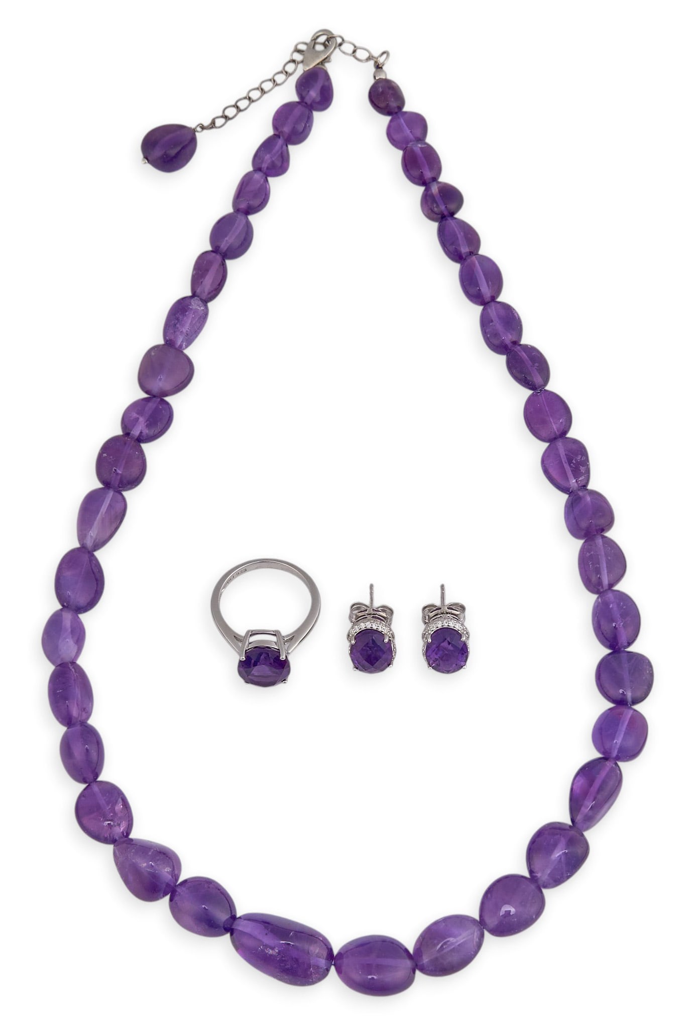 Sterling Silver & Amethyst Suite (1 of 8)