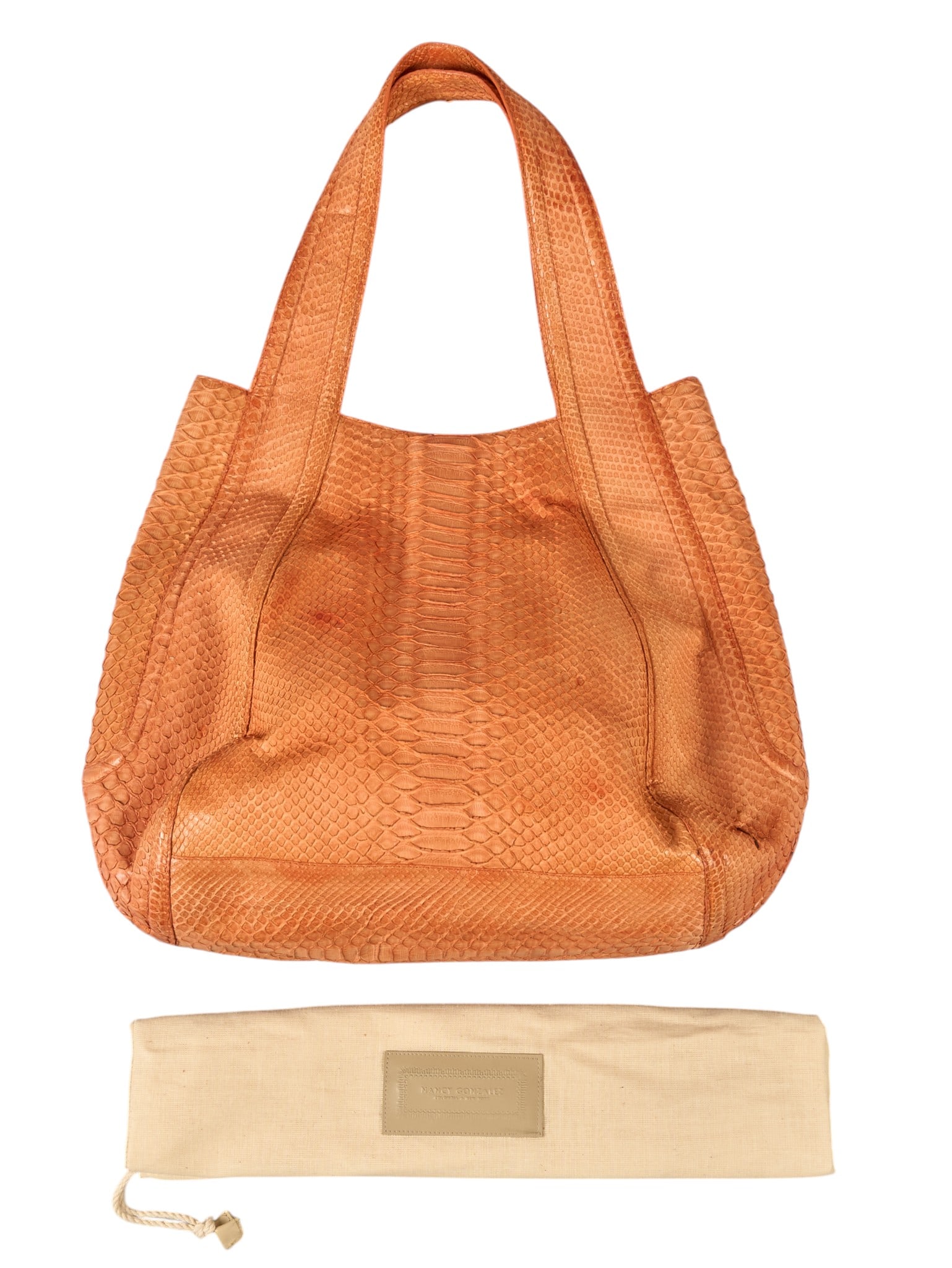 Nancy Gonzalezz Python Leather Hobo - 2
