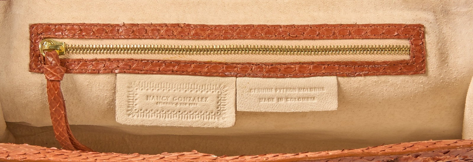 Nancy Gonzalez Python Leather Clutch - 5